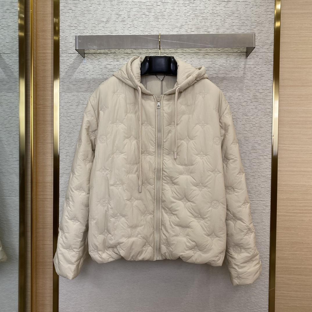 Louis Vuitton Monogram Quilted Nylon Hooded Blouson   1AFYAE - PerfectKickZ