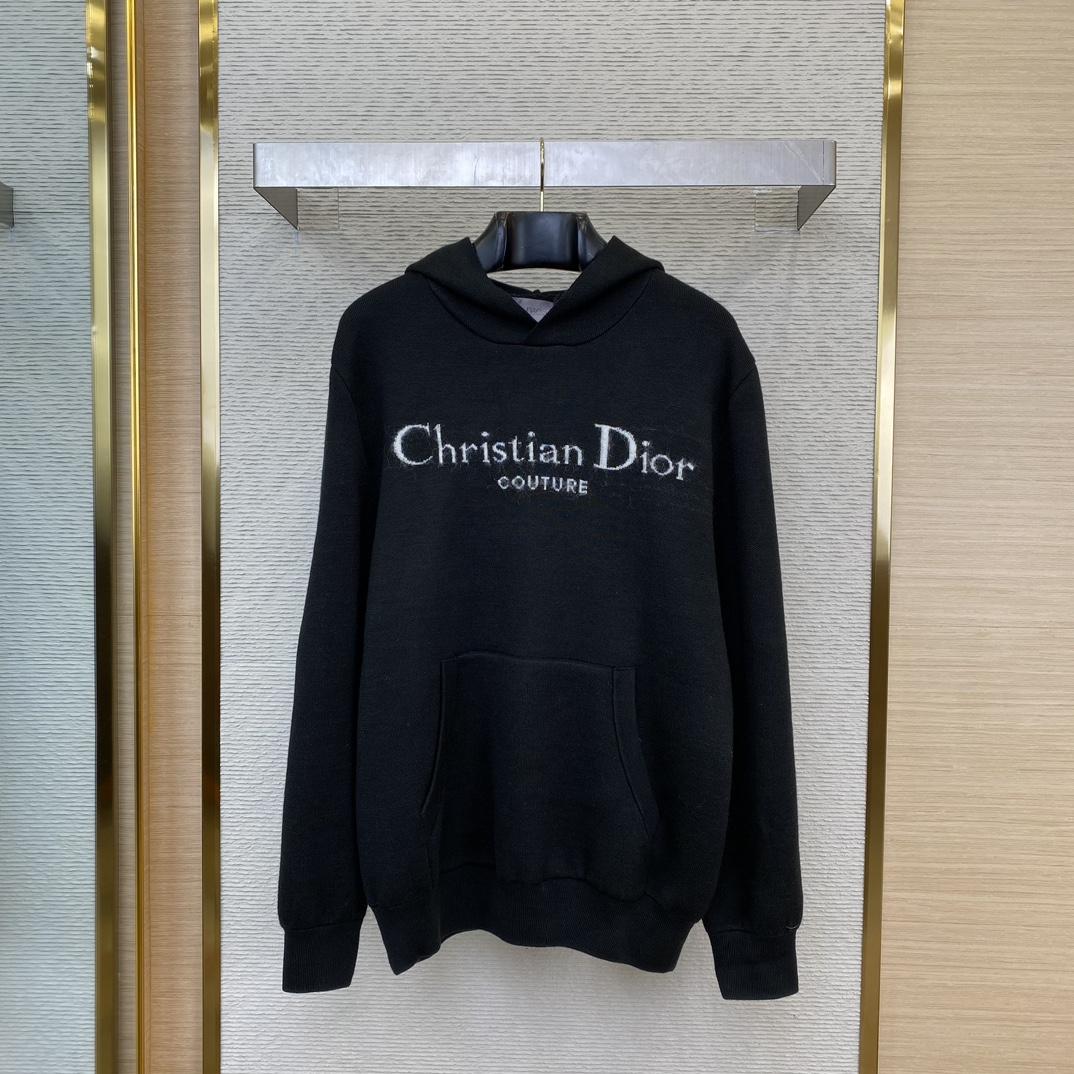 Christian Dior Couture Hooded Sweatshirt  - PerfectKickZ
