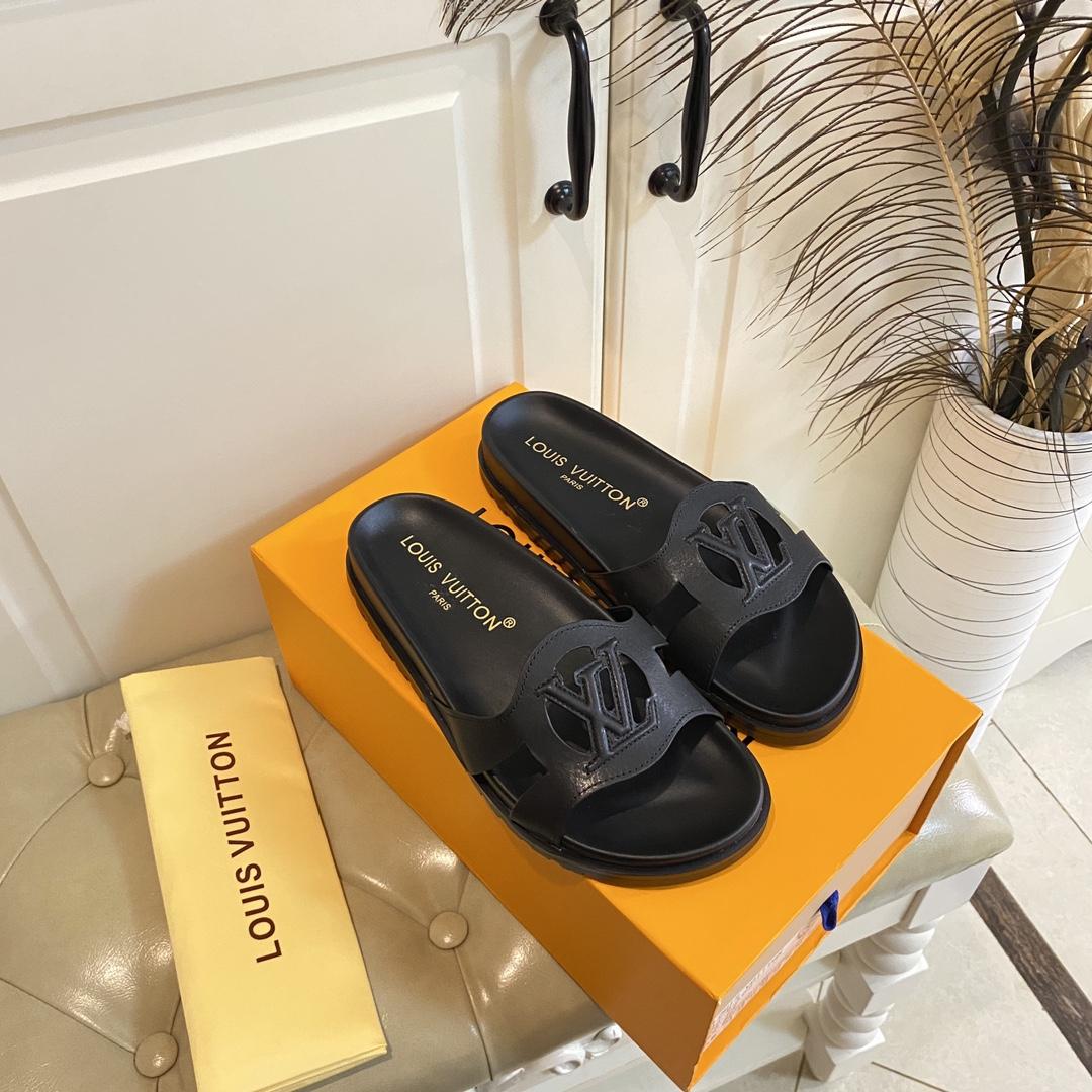 Louis Vuitton LV Isola Flat Comfort Mule   1ACPCI - PerfectKickZ