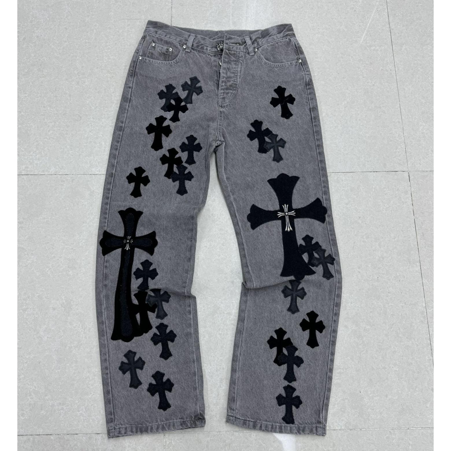 Chrome Heart X SexRecords Jeans - PerfectKickZ