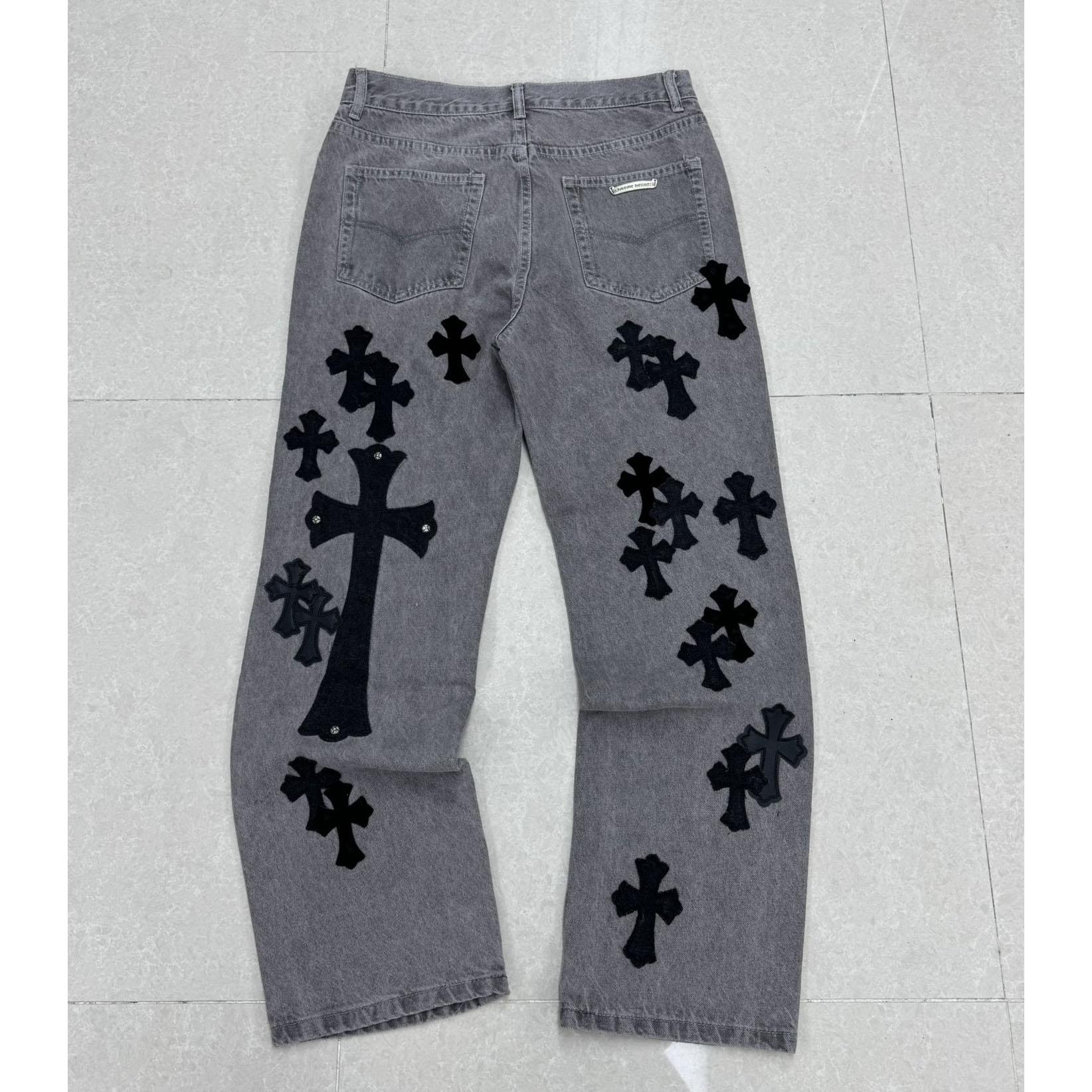 Chrome Heart X SexRecords Jeans - PerfectKickZ