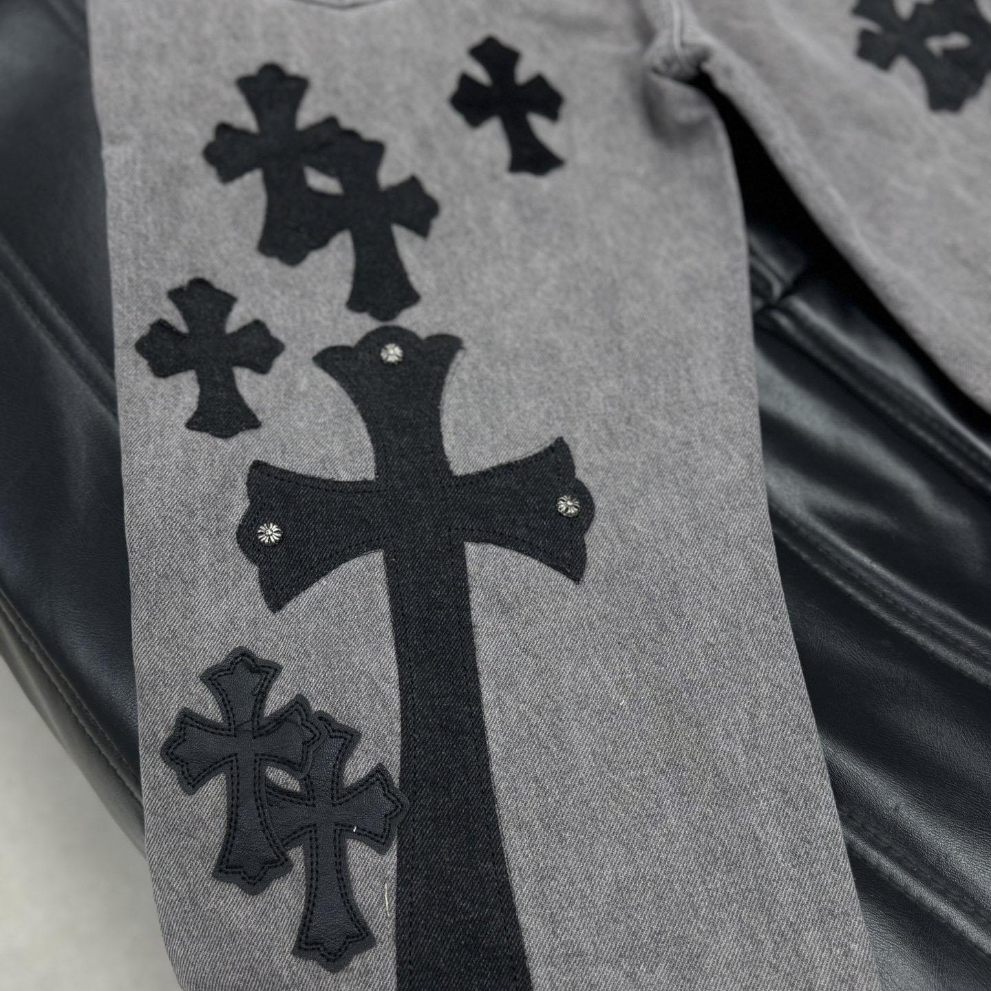 Chrome Heart X SexRecords Jeans - PerfectKickZ