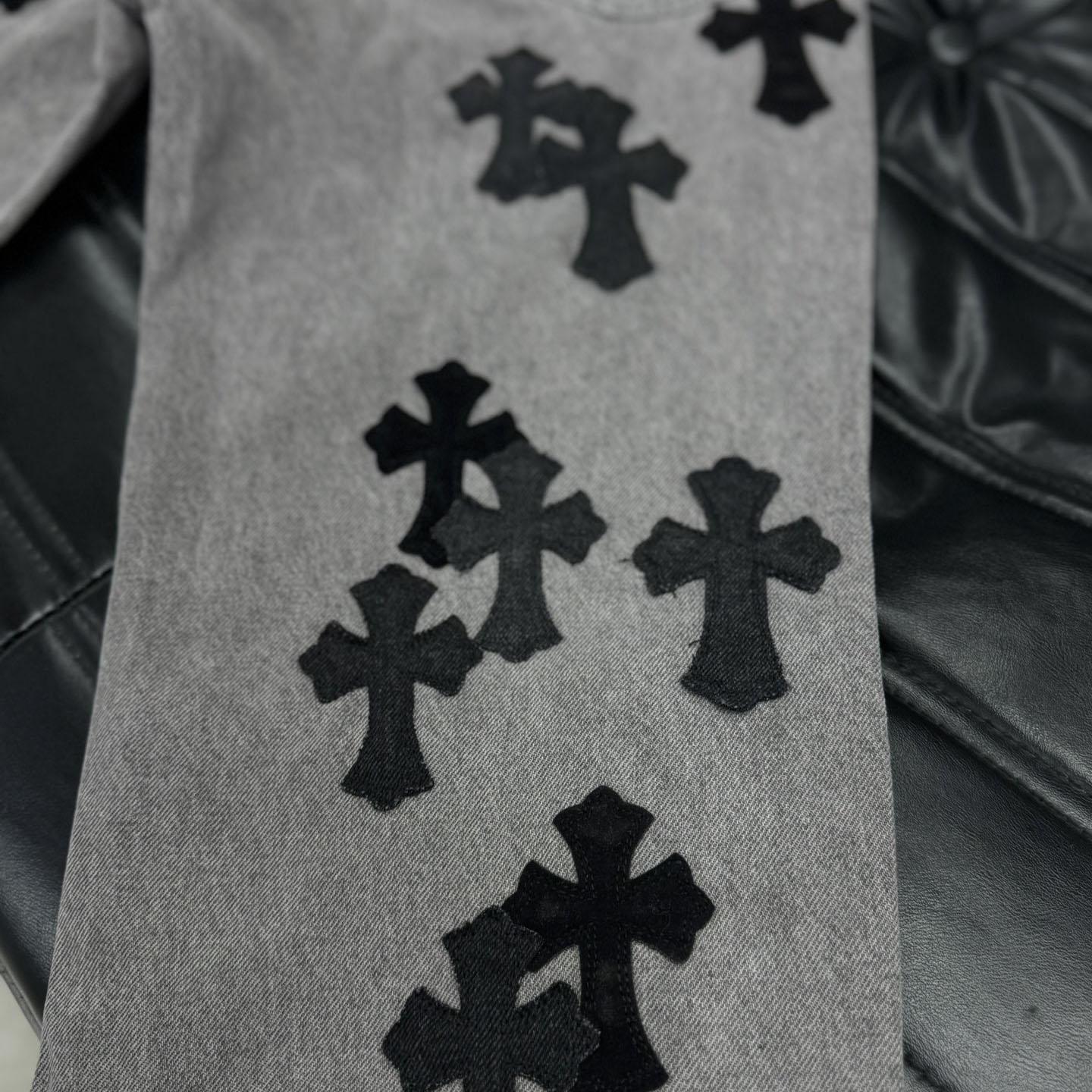 Chrome Heart X SexRecords Jeans - PerfectKickZ