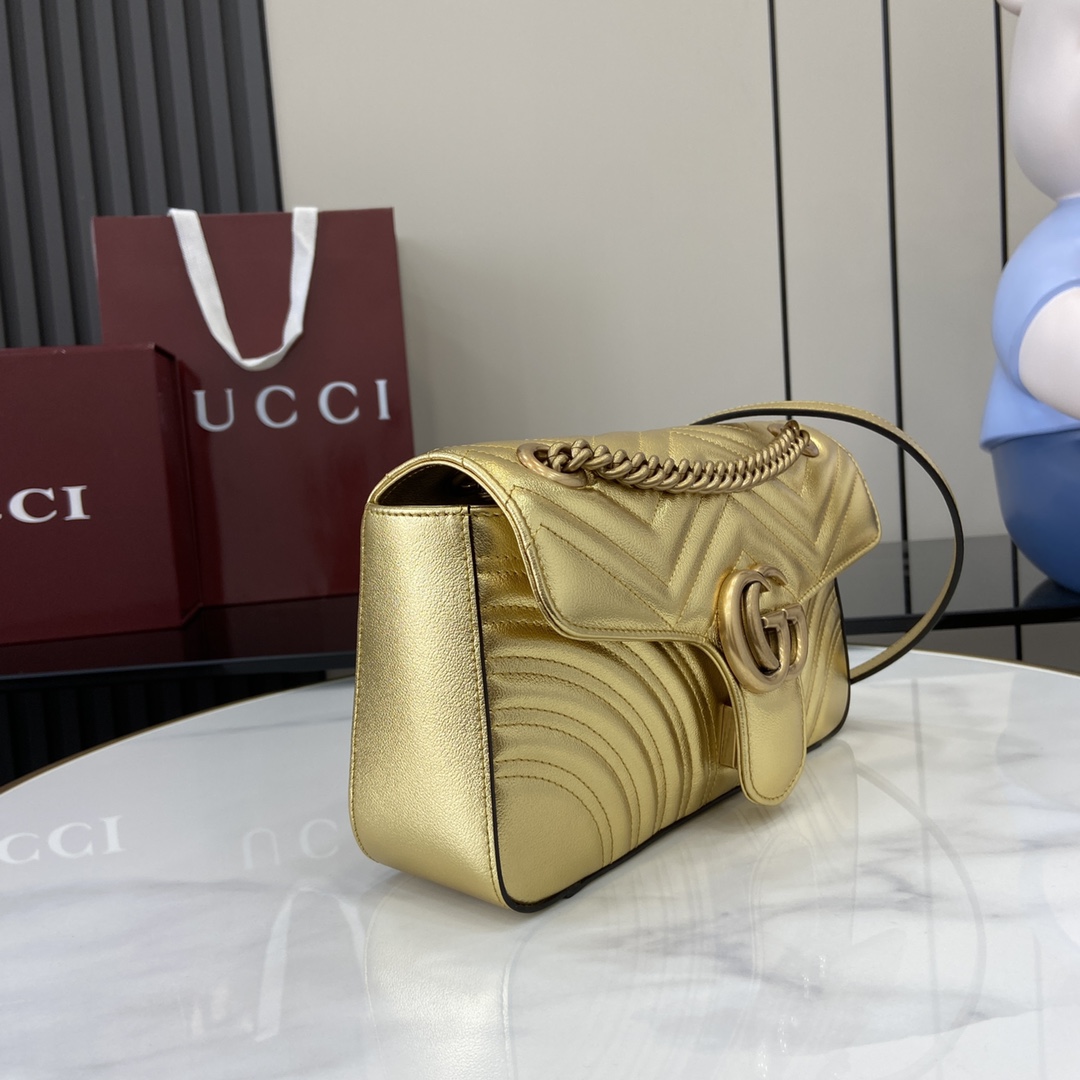 Gucci GG Marmont Small Shoulder Bag - PerfectKickZ