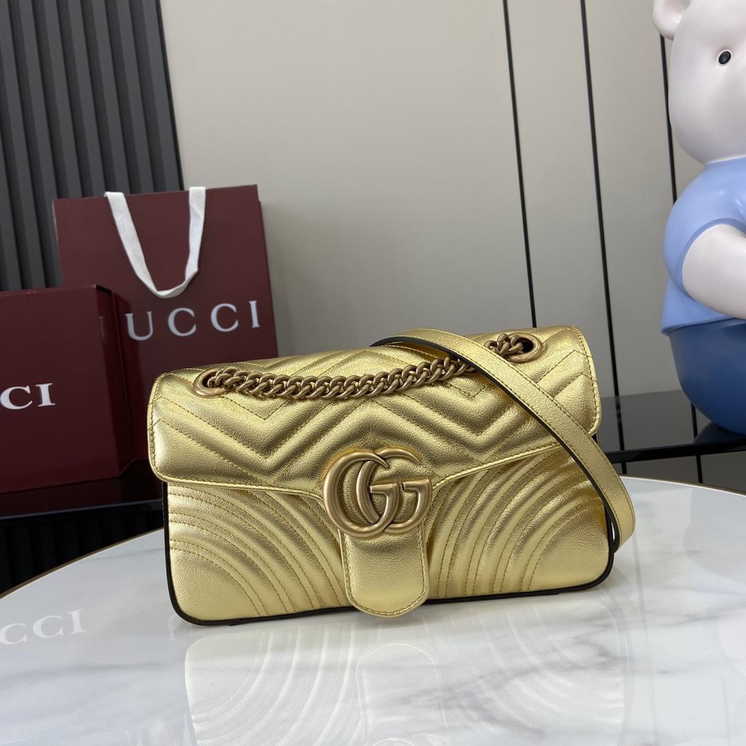 Gucci GG Marmont Small Shoulder Bag - PerfectKickZ