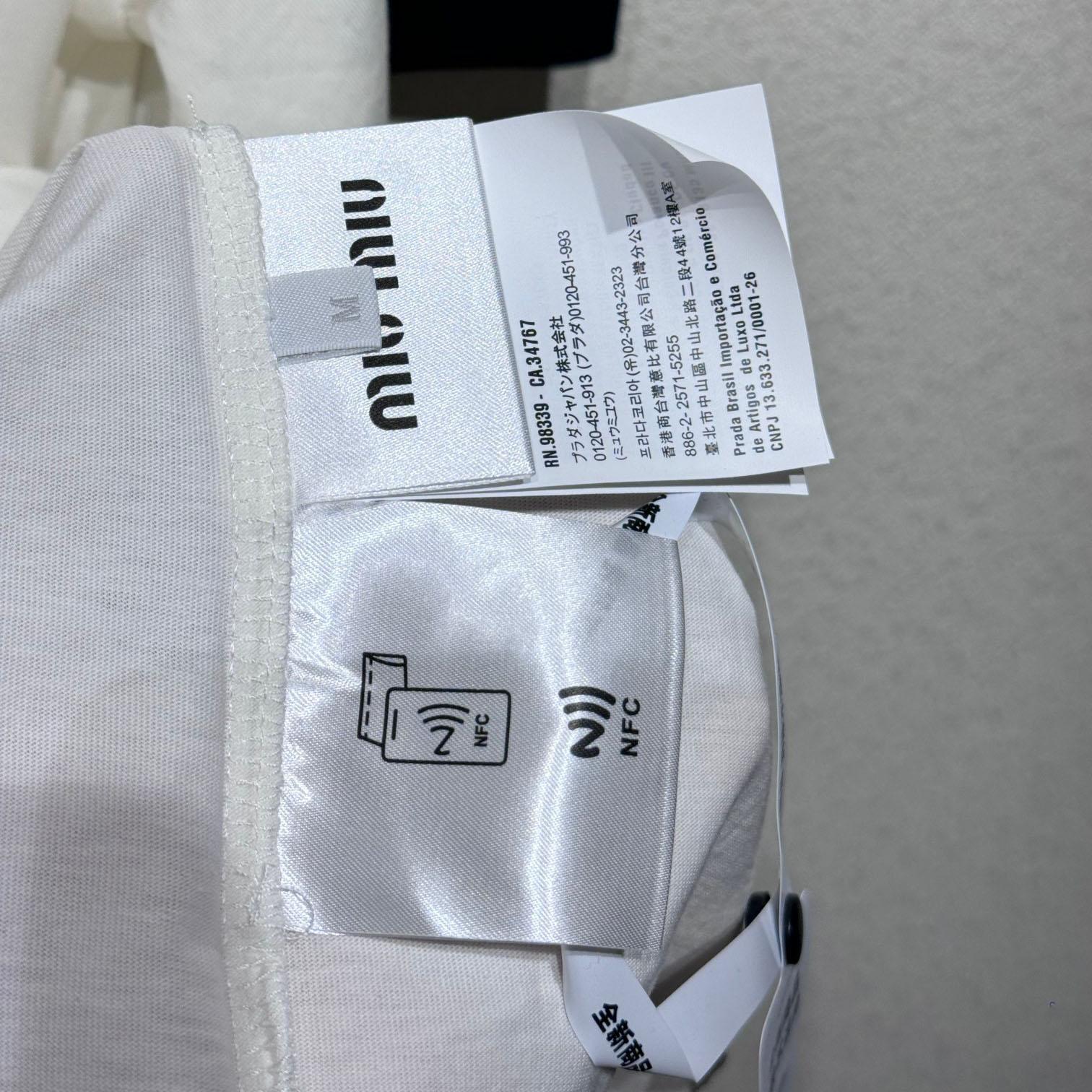 Miu Miu Logo Cotton T-shirt - PerfectKickZ