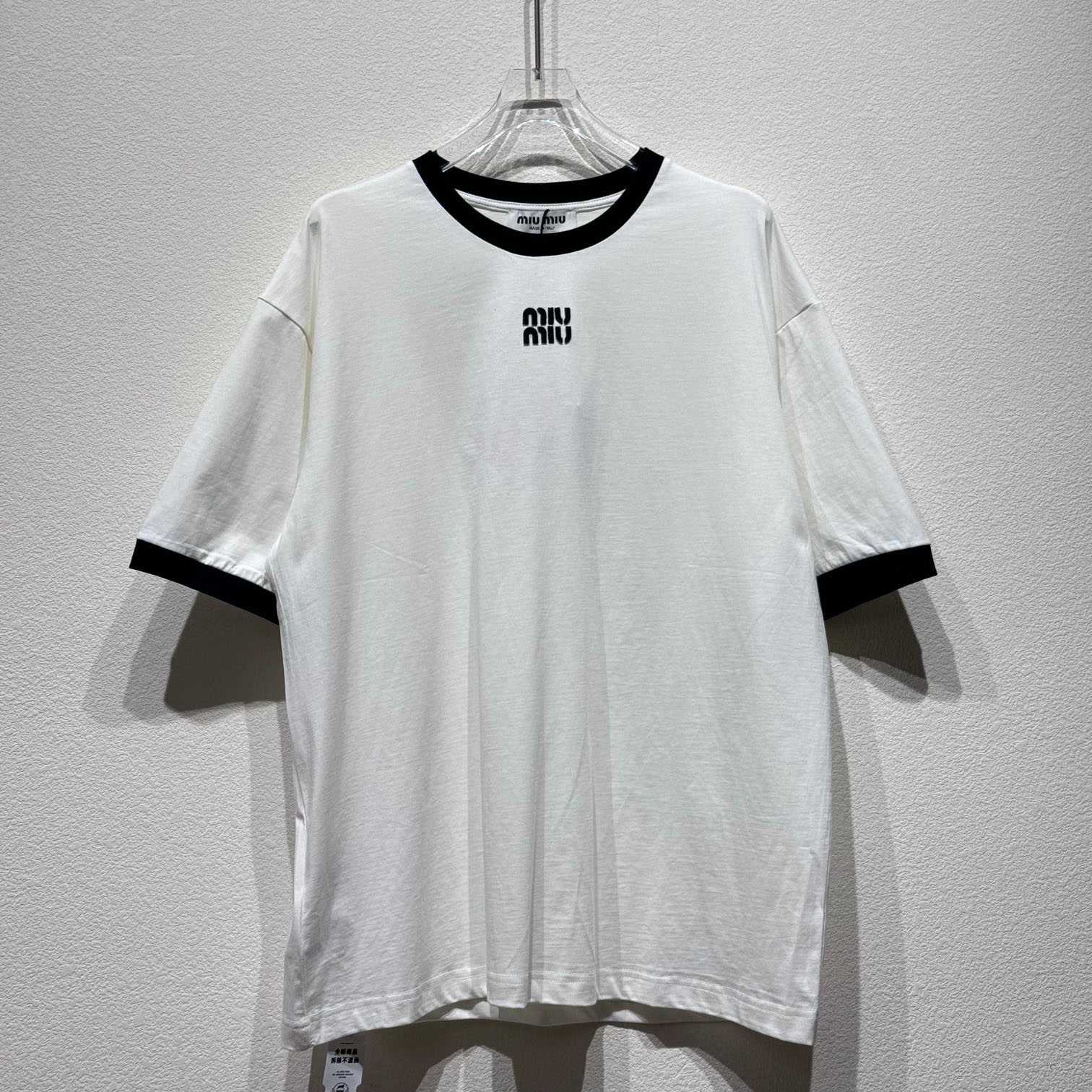 Miu Miu Logo Cotton T-shirt - PerfectKickZ
