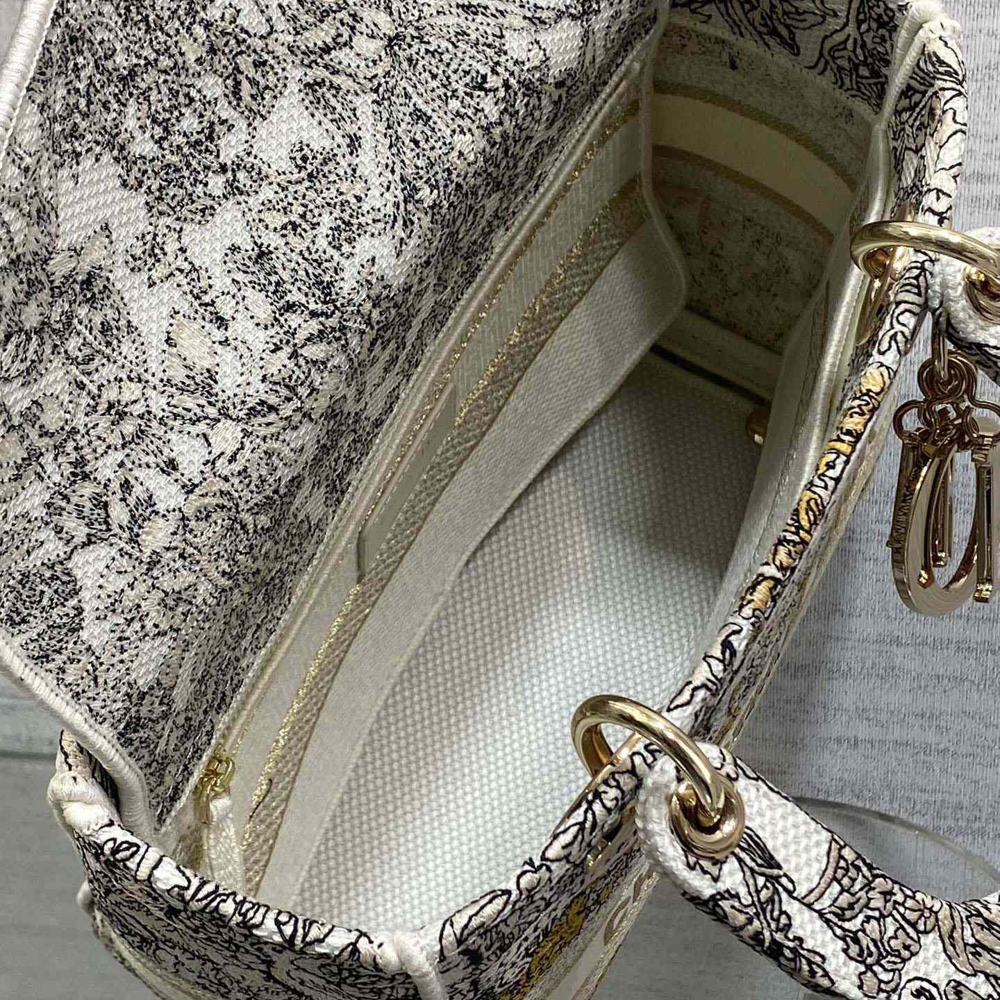 Dior Dioramour Medium Lady D-Lite Bag - PerfectKickZ