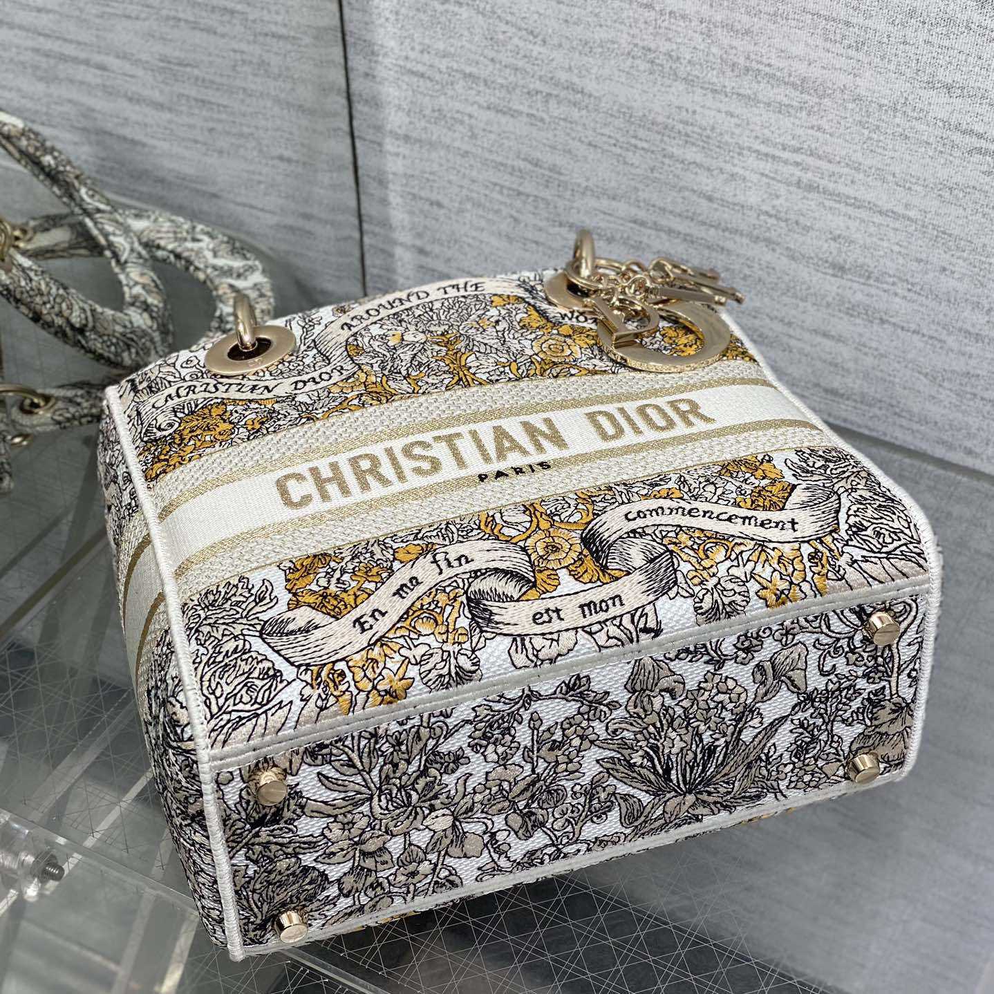 Dior Dioramour Medium Lady D-Lite Bag - PerfectKickZ