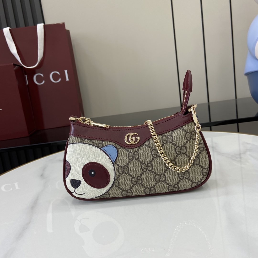 Gucci GG Mini Bag With Panda Detail - PerfectKickZ