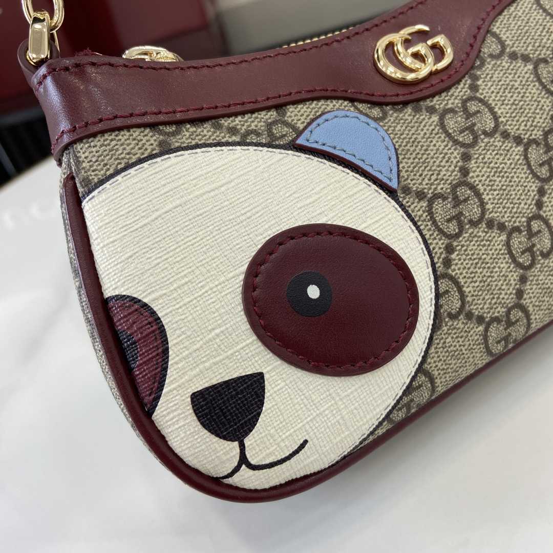 Gucci GG Mini Bag With Panda Detail - PerfectKickZ