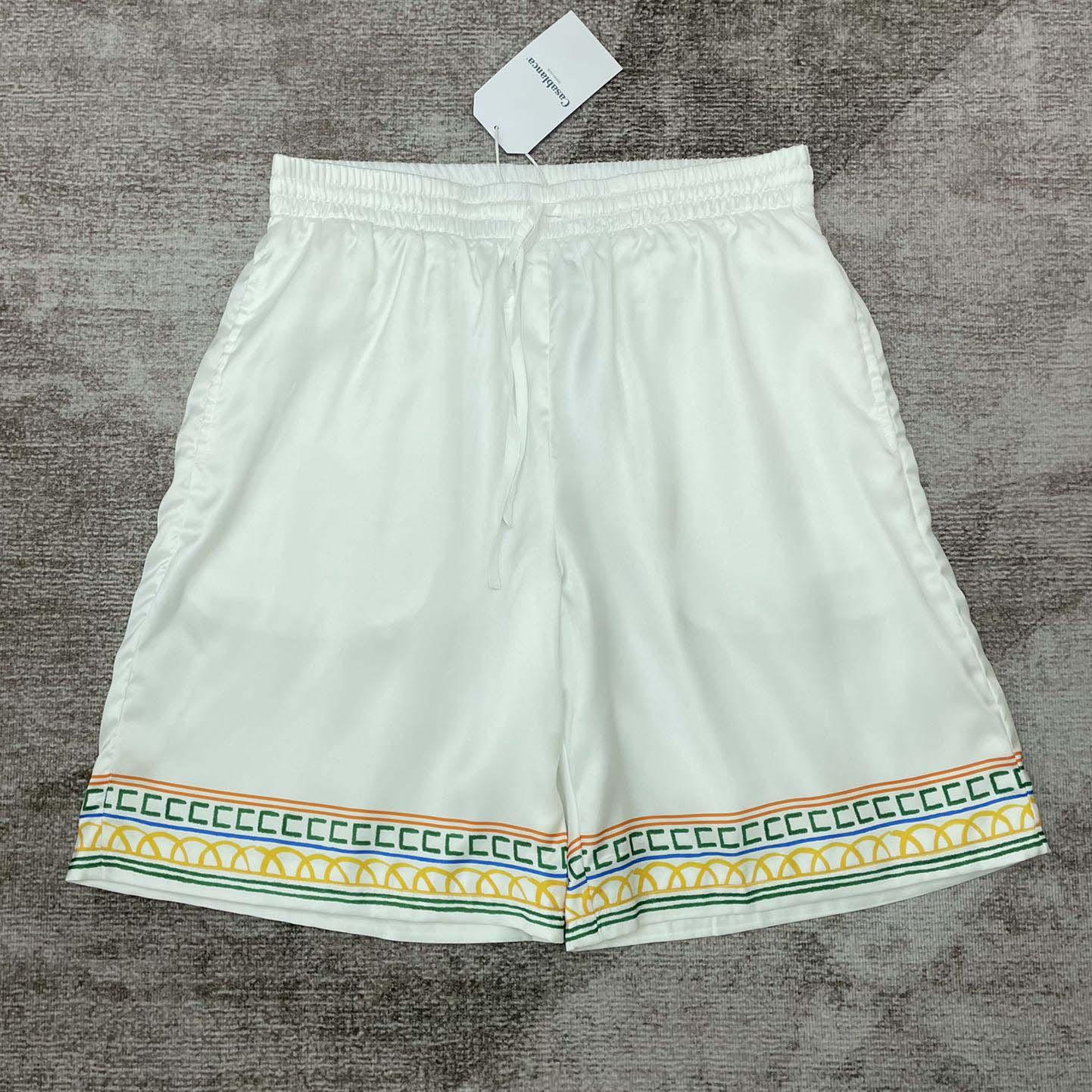 Casablanca Silk Bermuda Shorts   CA3515 - PerfectKickZ