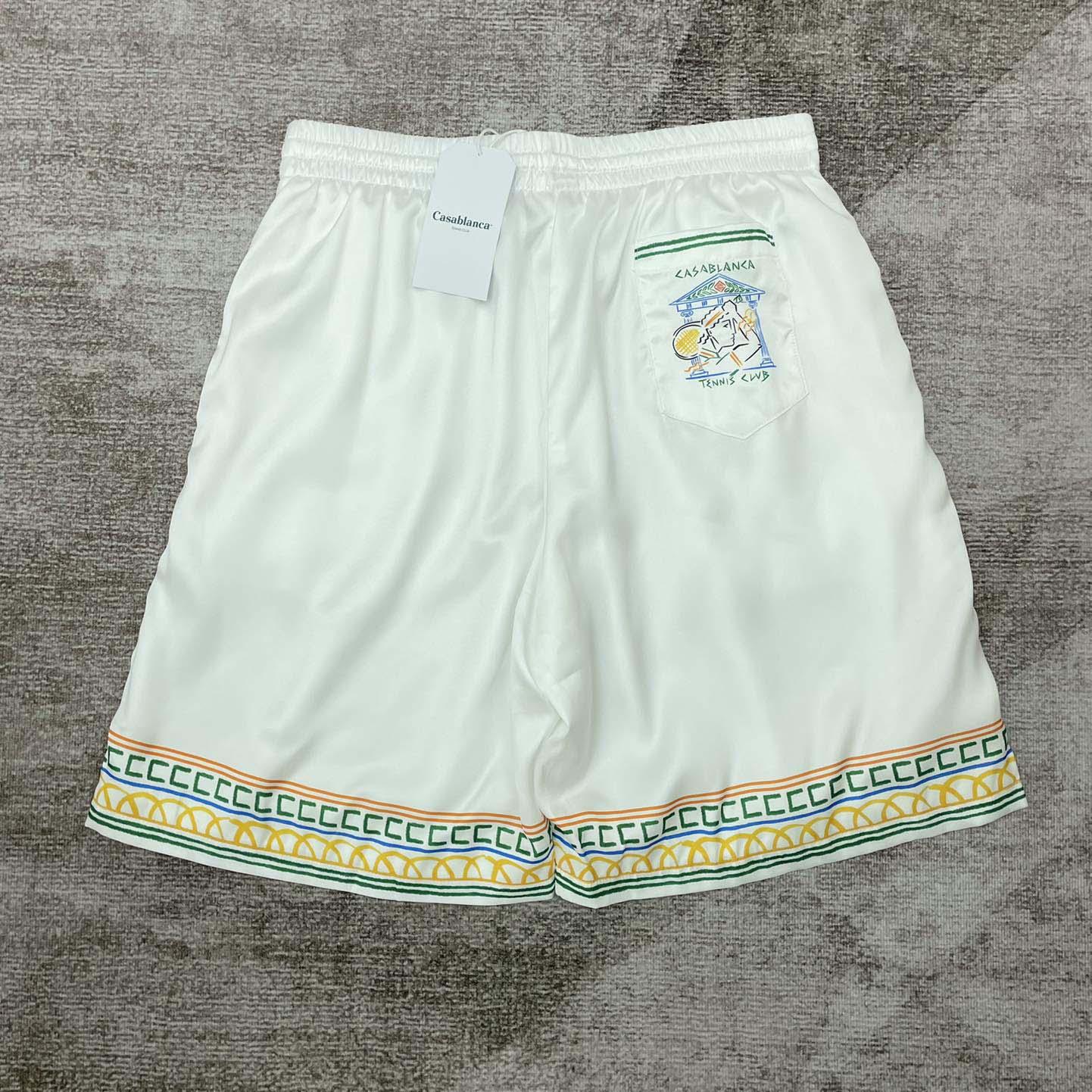 Casablanca Silk Bermuda Shorts   CA3515 - PerfectKickZ