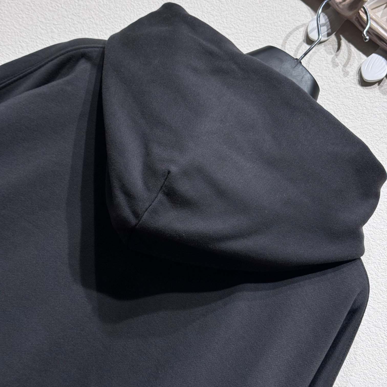 Balenciaga EBay Zip-Up Hoodie Regular Fit In Black - PerfectKickZ