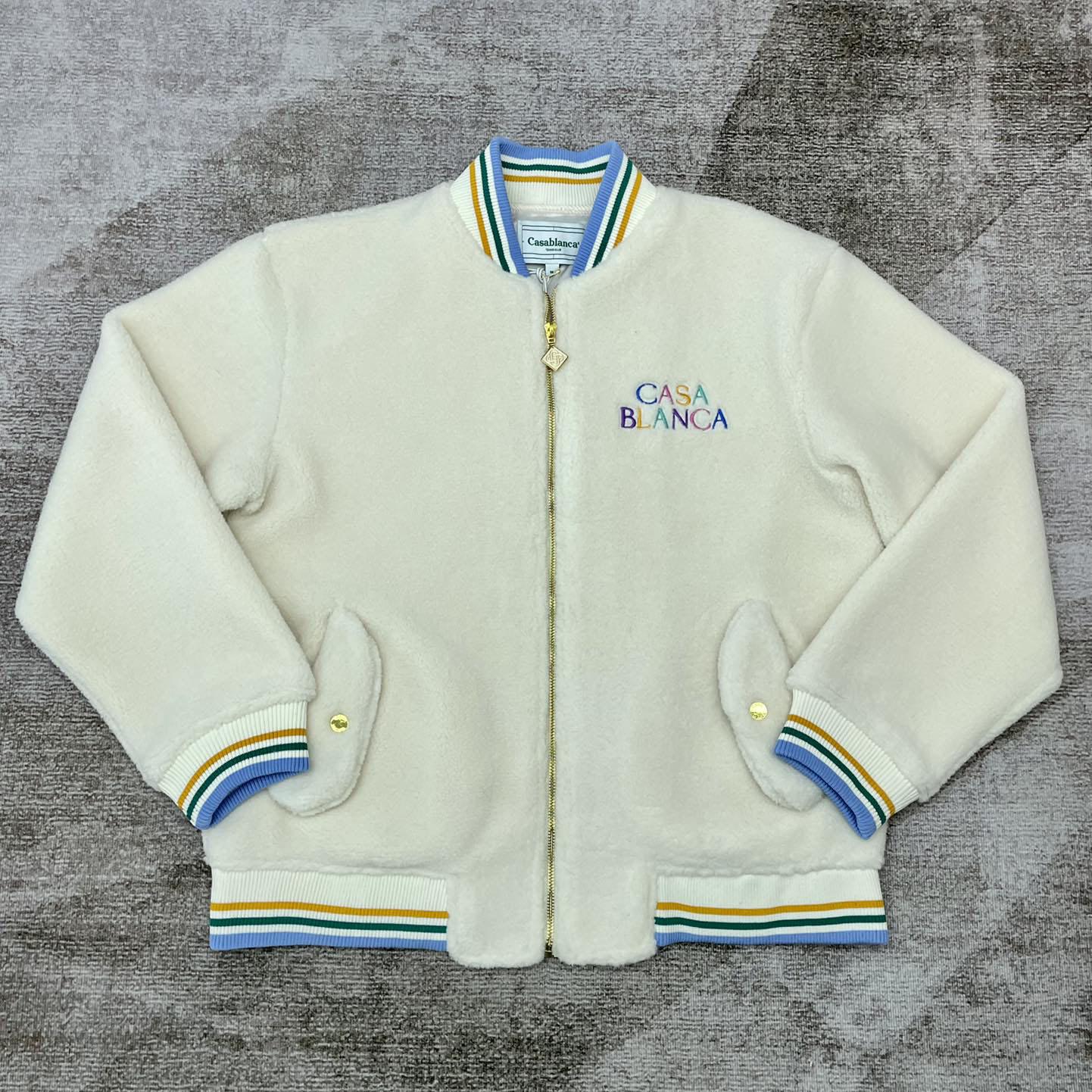 Casablanca Maison Pastelle Bomber Jacket    c940 - PerfectKickZ