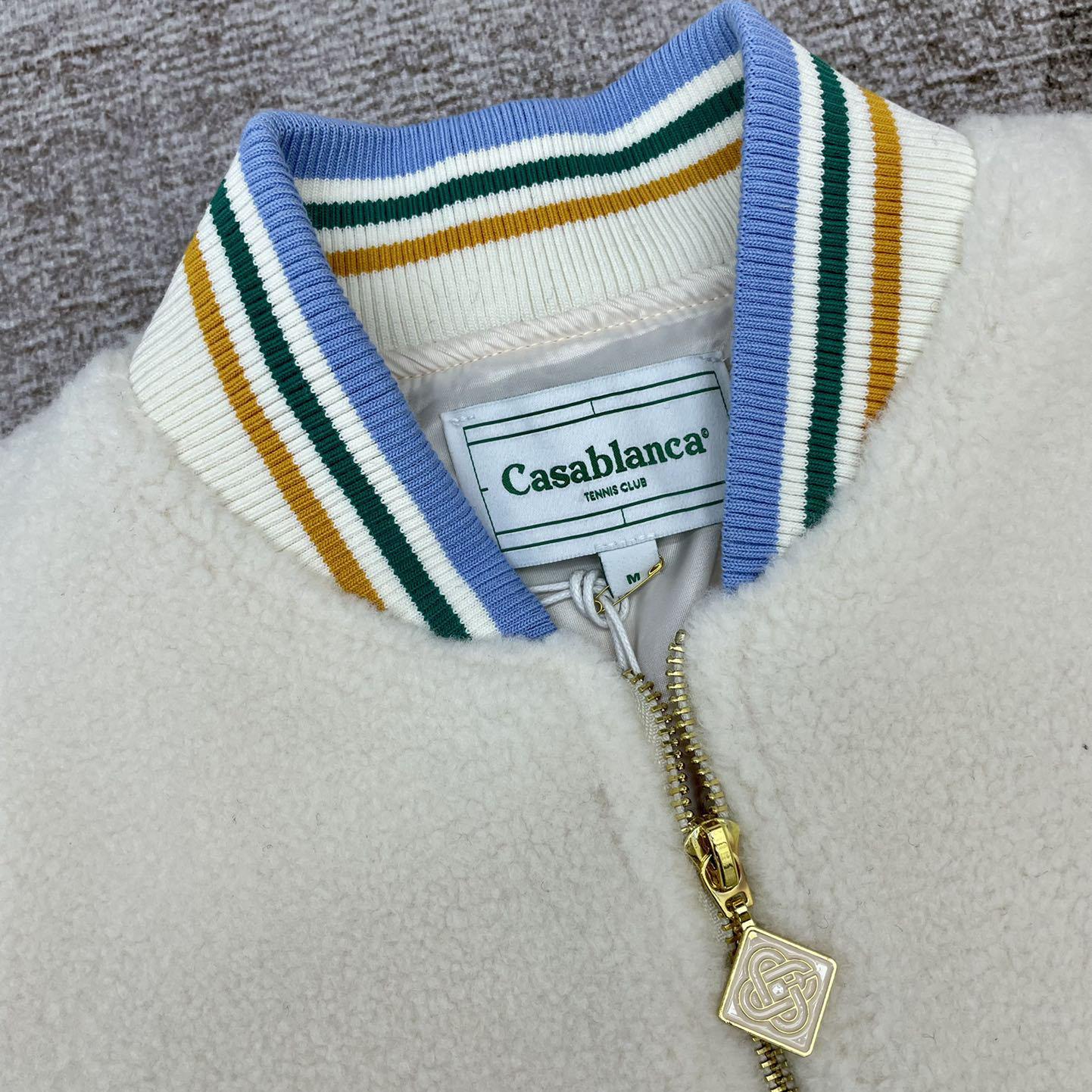 Casablanca Maison Pastelle Bomber Jacket    c940 - PerfectKickZ