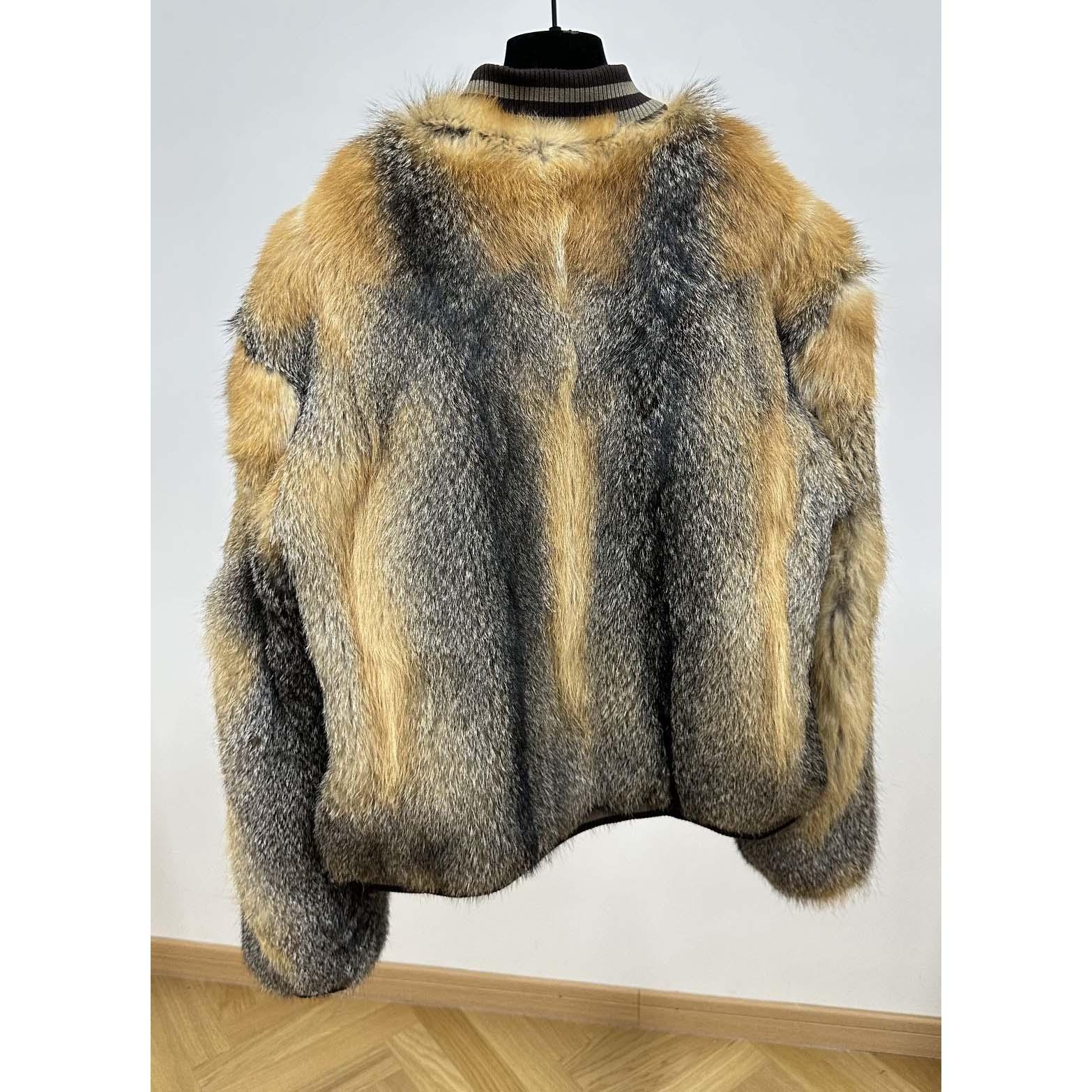 Louis Vuitton Fox Fur Bomber  1AFXBD - 