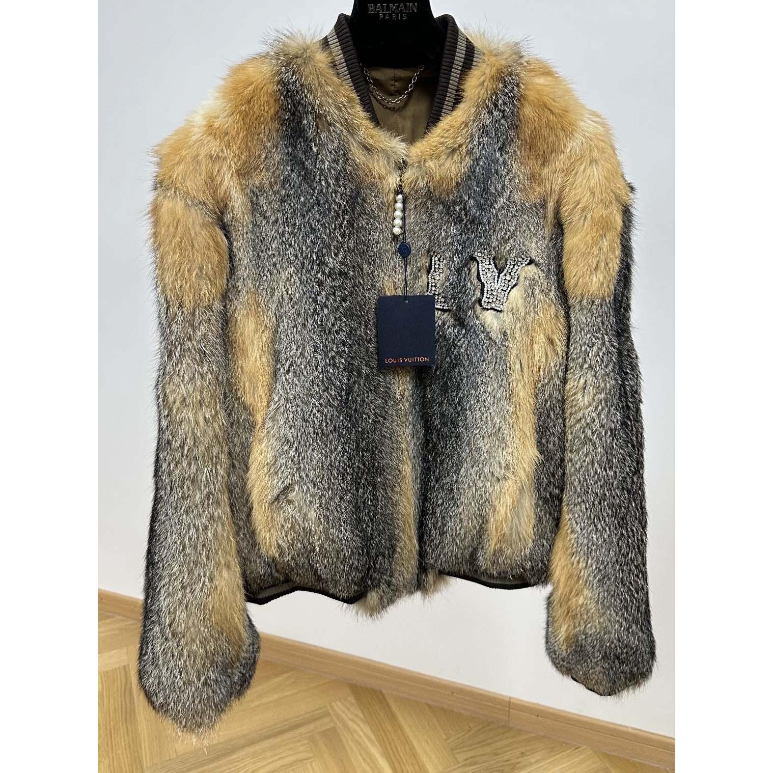Louis Vuitton Fox Fur Bomber  1AFXBD - PerfectKickZ