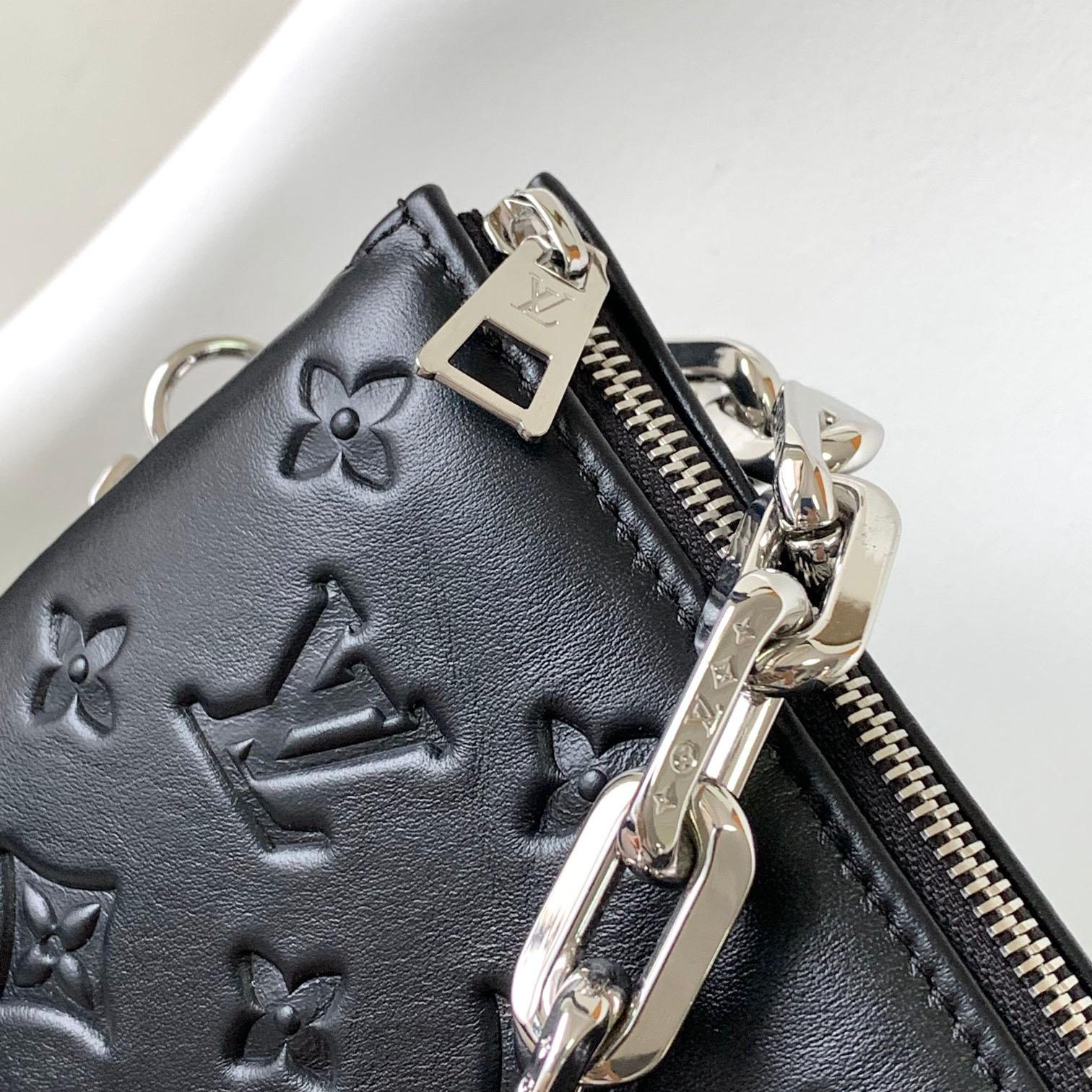 Louis Vuitton Coussin Black Lamb (26 x 20 x 12cm)    M57790  - PerfectKickZ