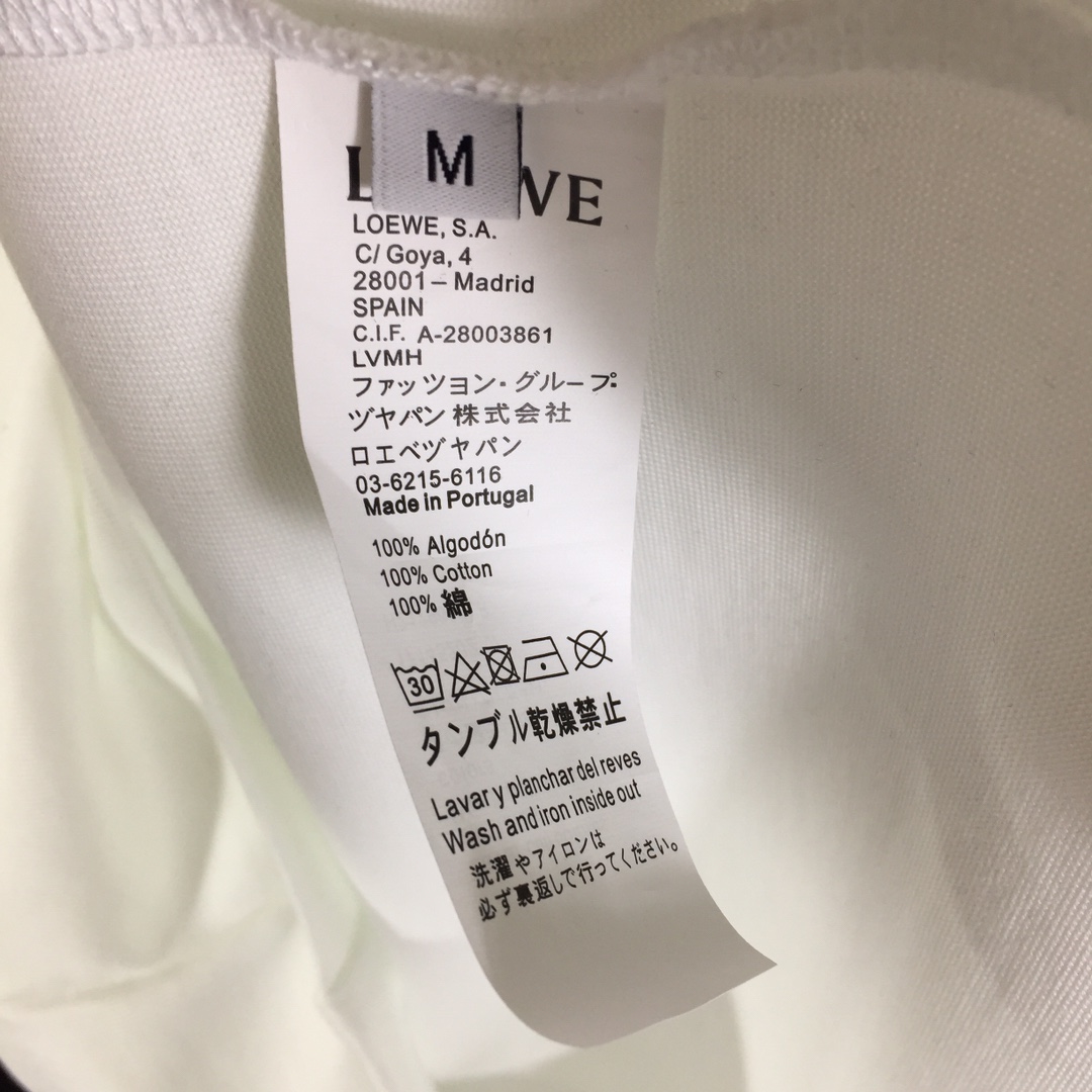 Loewe Loose Fit T-shirt In Cotton - PerfectKickZ
