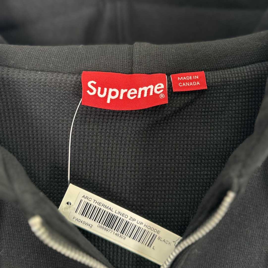 Supreme Arc Thermal Zip Up Hooded Sweatshirt - PerfectKickZ