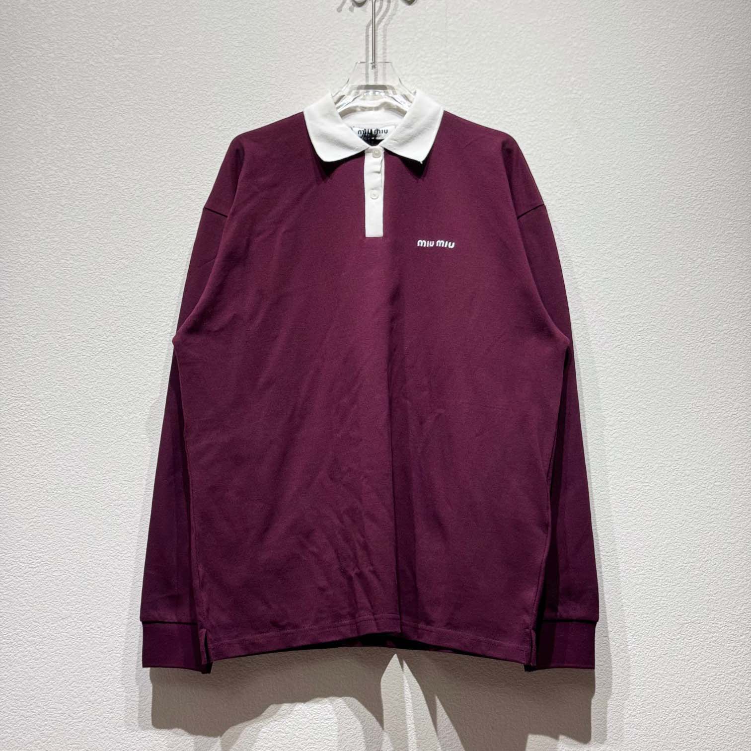Miu Miu Jersey Polo Shirt - PerfectKickZ