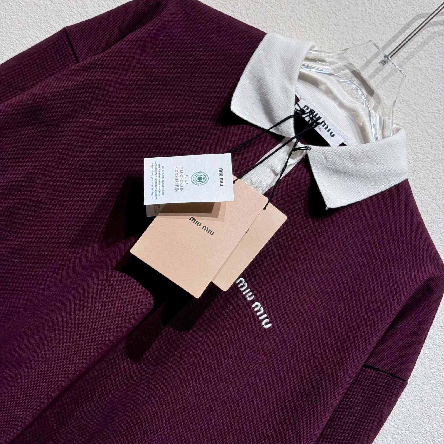 Miu Miu Jersey Polo Shirt - PerfectKickZ