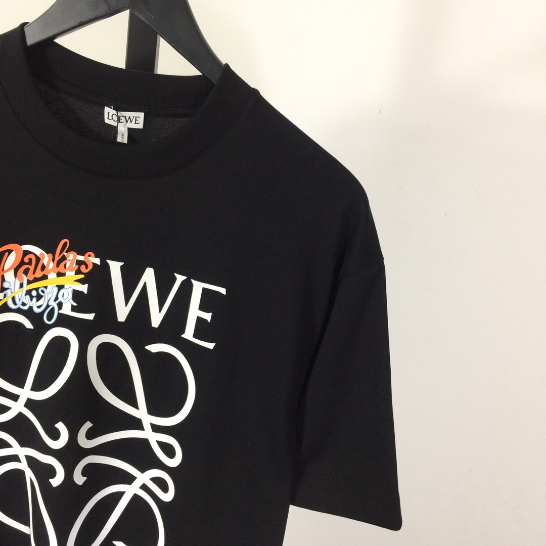 Loewe Loose Fit T-shirt In Cotton - 