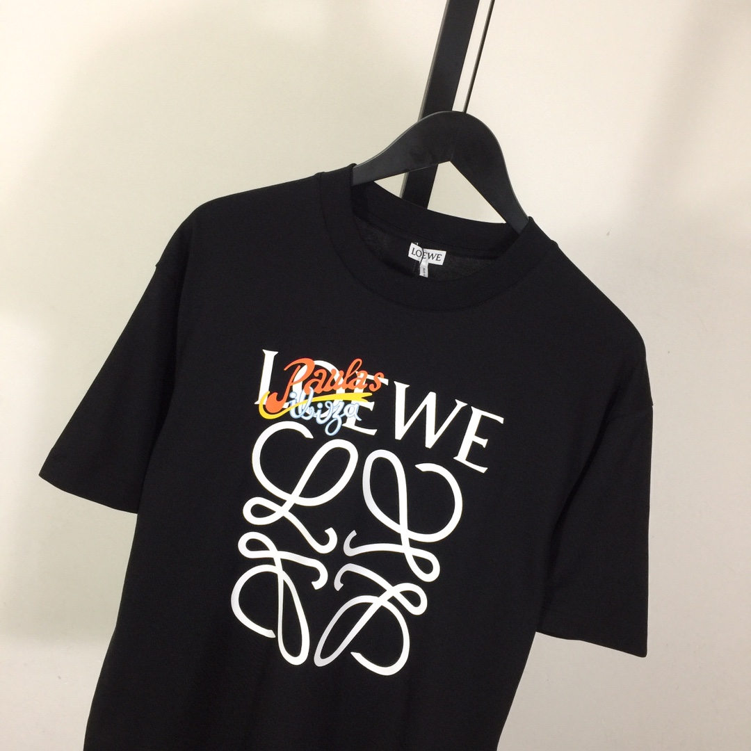 Loewe Loose Fit T-shirt In Cotton - 