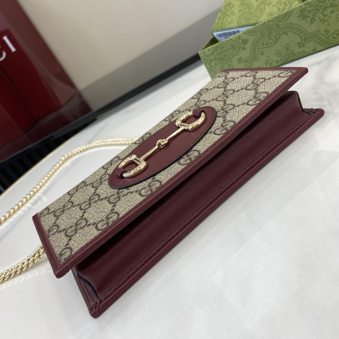 Gucci Horsebit 1955 Wallet With Chain - PerfectKickZ