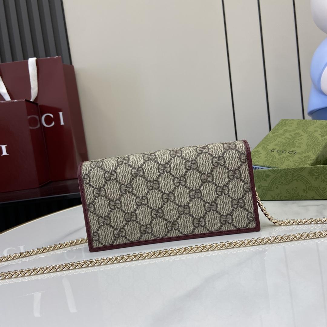 Gucci Horsebit 1955 Wallet With Chain - PerfectKickZ
