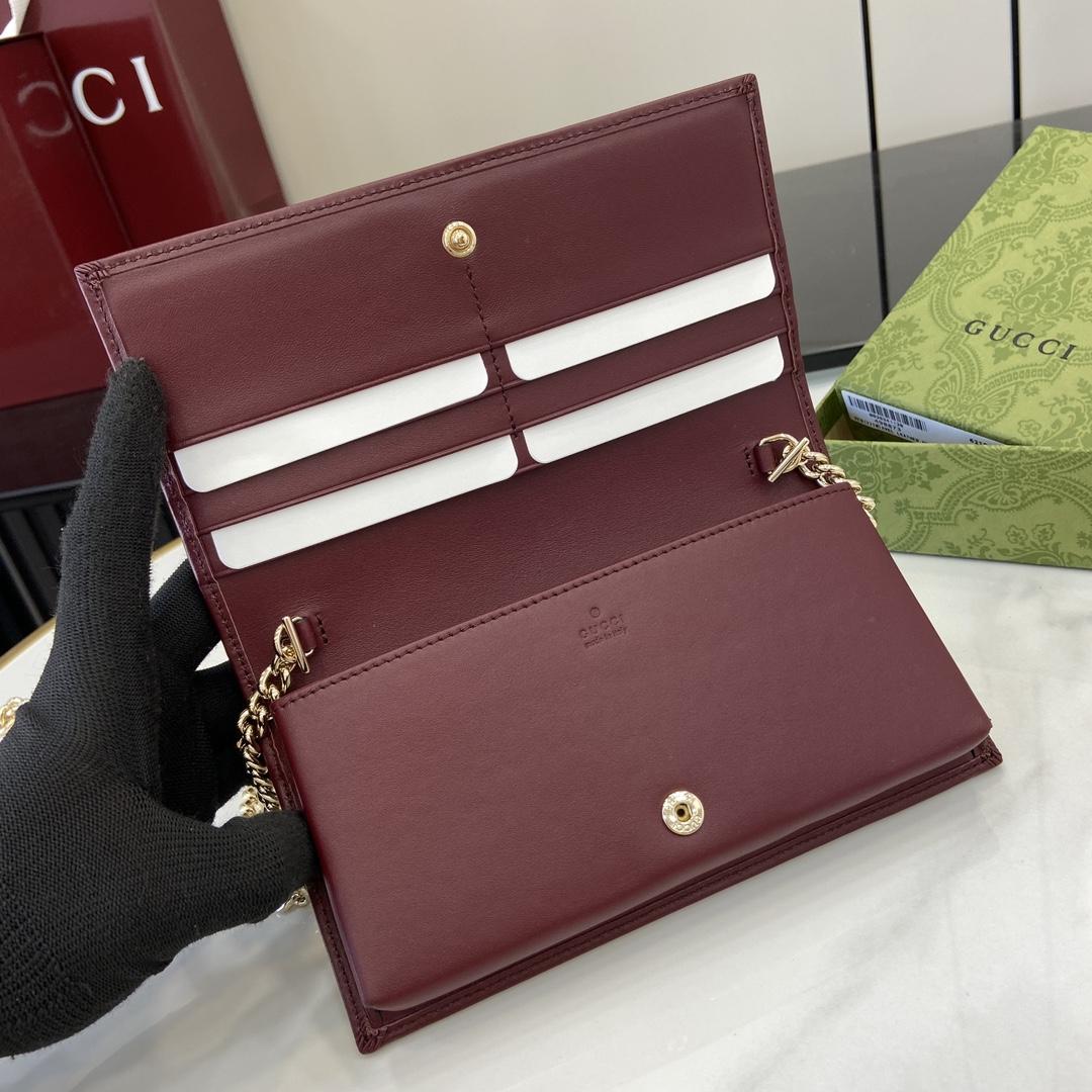 Gucci Horsebit 1955 Wallet With Chain - PerfectKickZ
