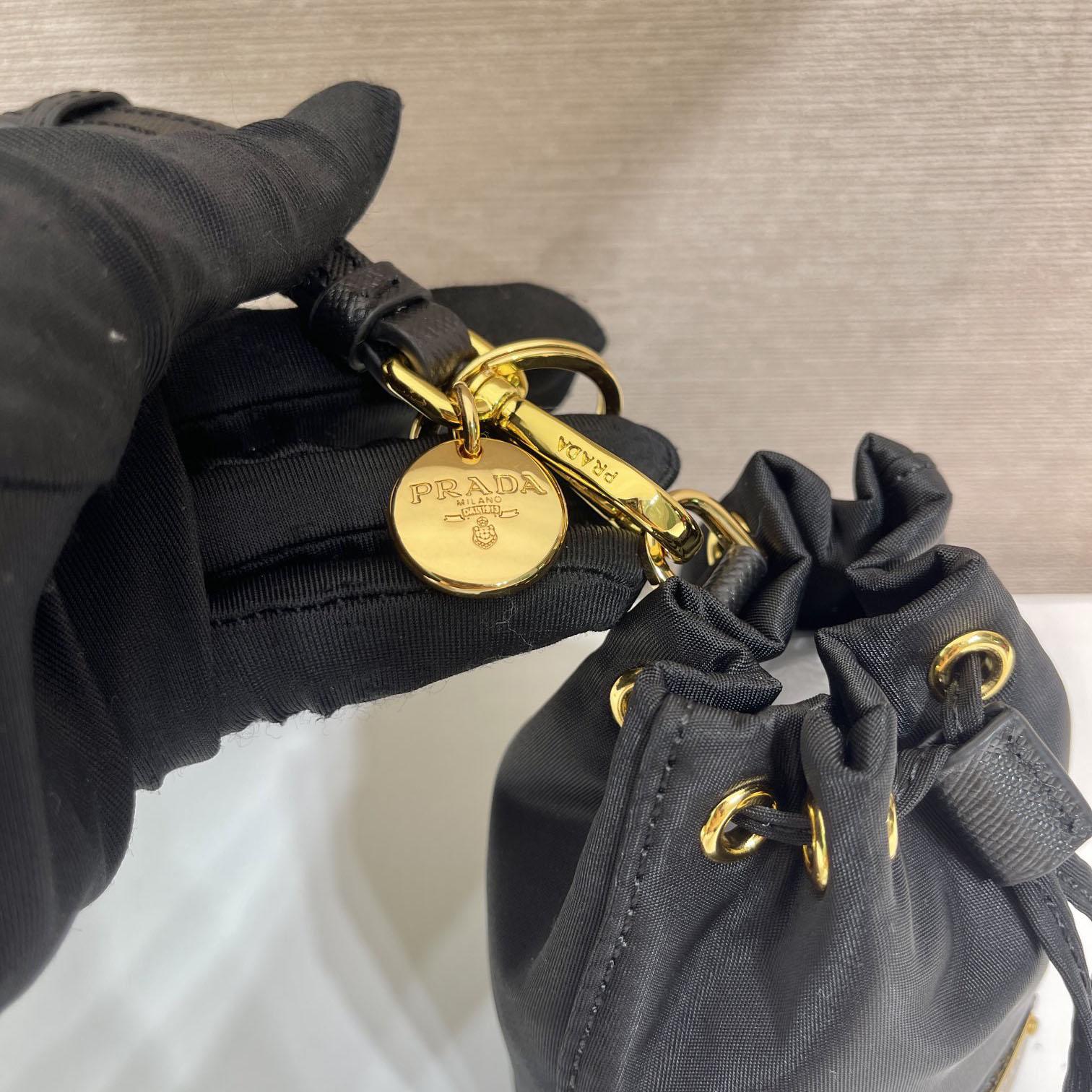 Prada Mini Icon Re-Nylon Bag Charm - PerfectKickZ