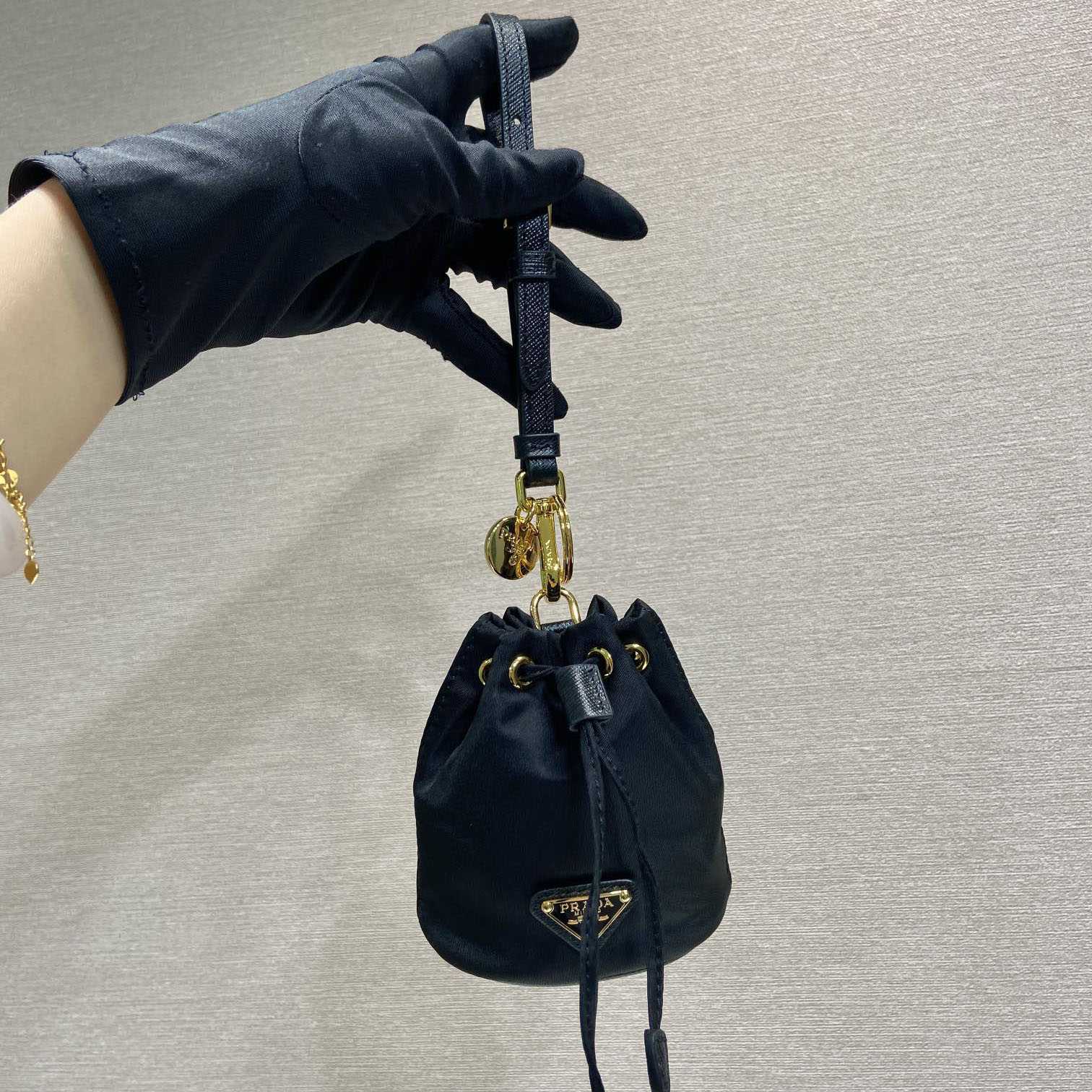 Prada Mini Icon Re-Nylon Bag Charm - PerfectKickZ