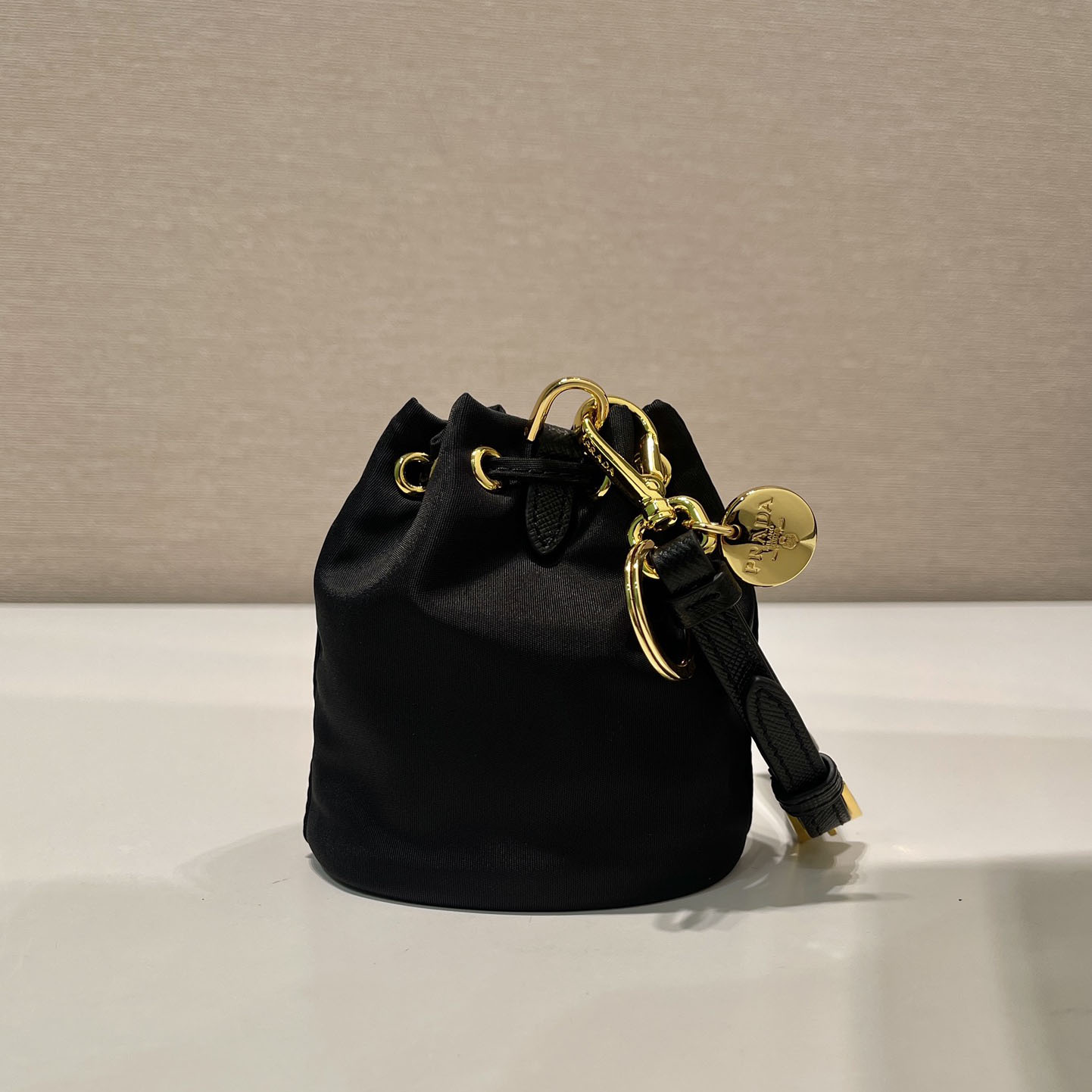 Prada Mini Icon Re-Nylon Bag Charm - PerfectKickZ