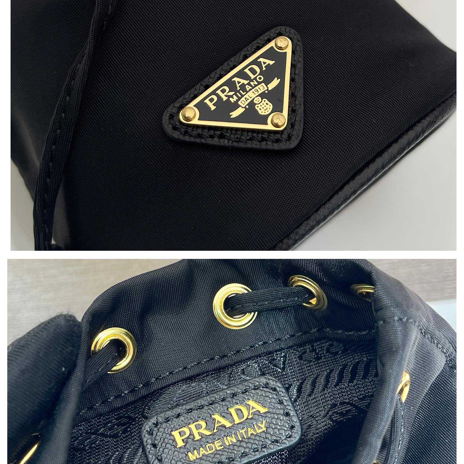 Prada Mini Icon Re-Nylon Bag Charm - PerfectKickZ