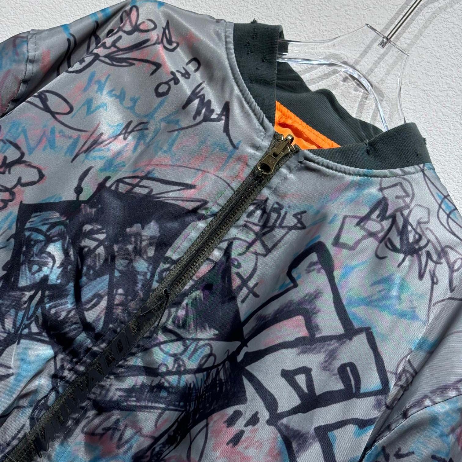 Mowalola Graffiti Bomber Jacket - PerfectKickZ
