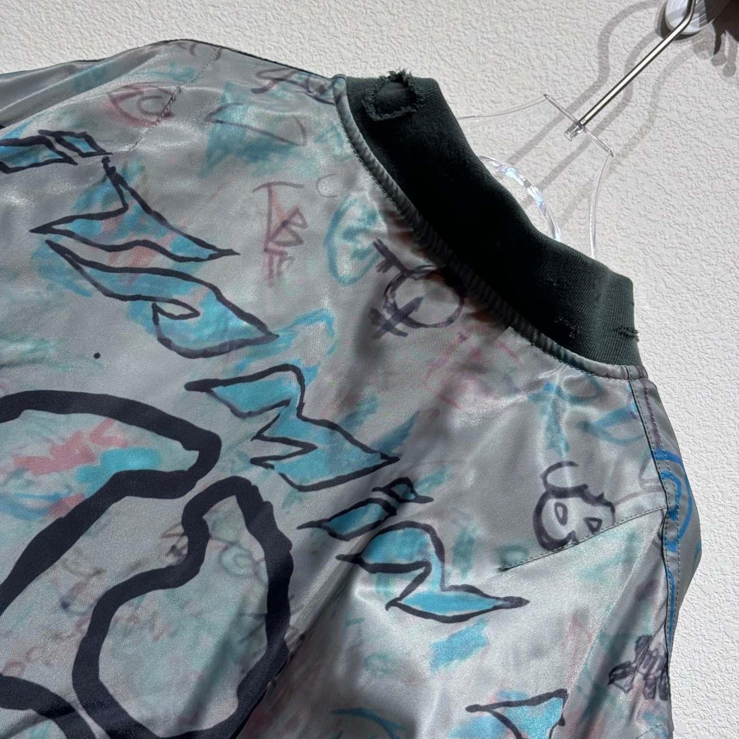 Mowalola Graffiti Bomber Jacket - PerfectKickZ