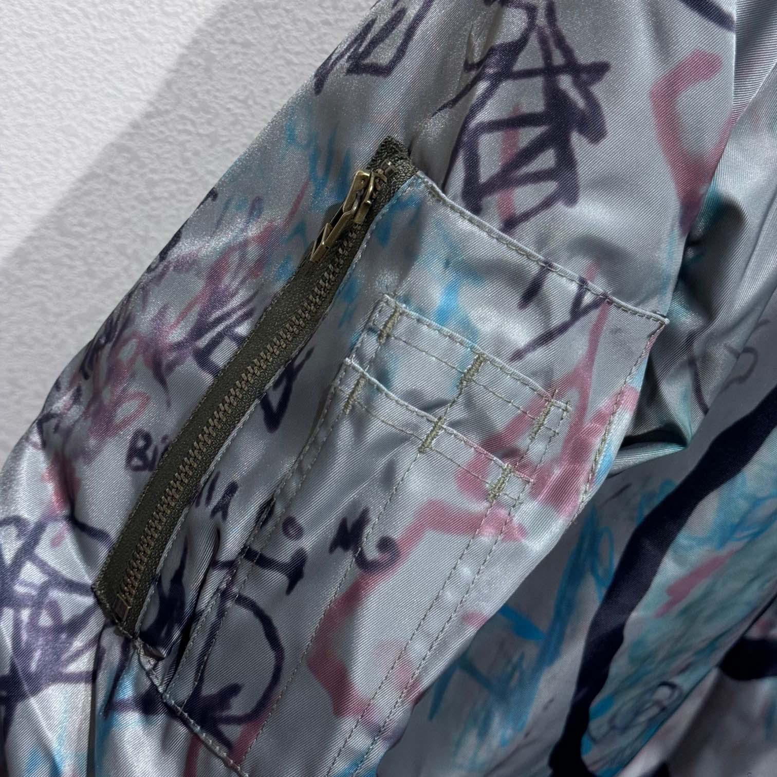 Mowalola Graffiti Bomber Jacket - PerfectKickZ