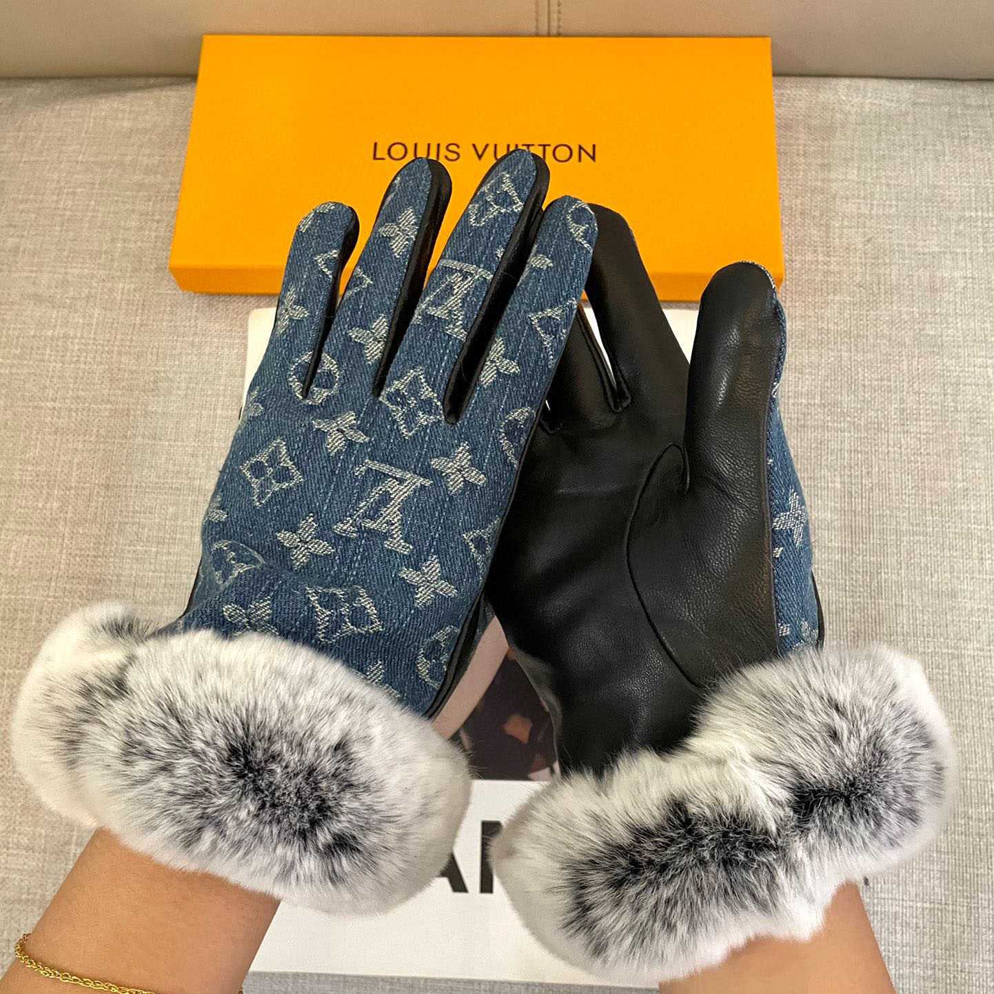 Louis Vuitton Gloves  - PerfectKickZ