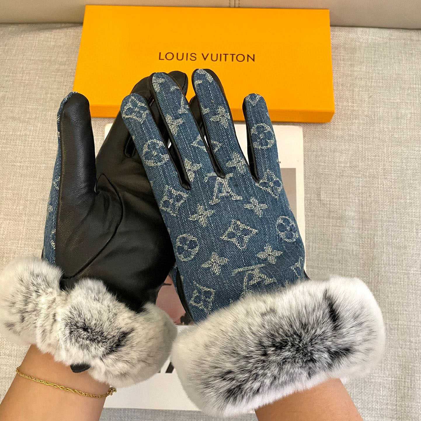 Louis Vuitton Gloves  - PerfectKickZ