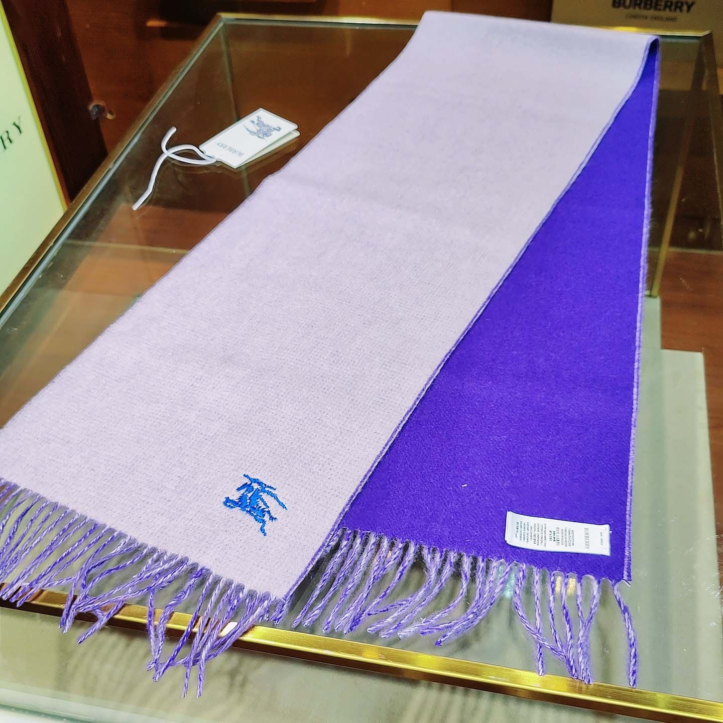 Burberry Reversible Cashmere Scarf - PerfectKickZ