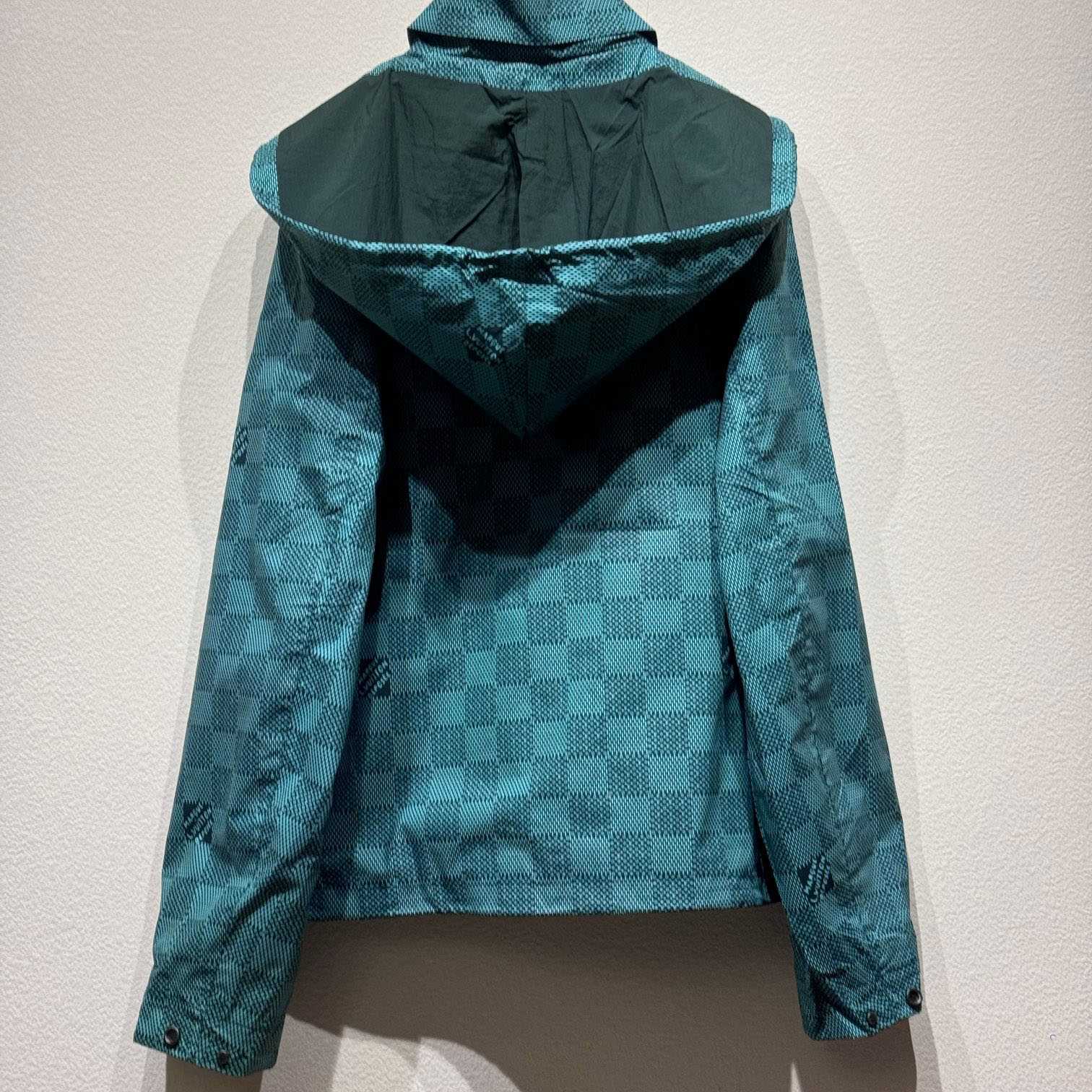 Louis Vuitton Printed Nylon Hooded Windbreaker   - PerfectKickZ