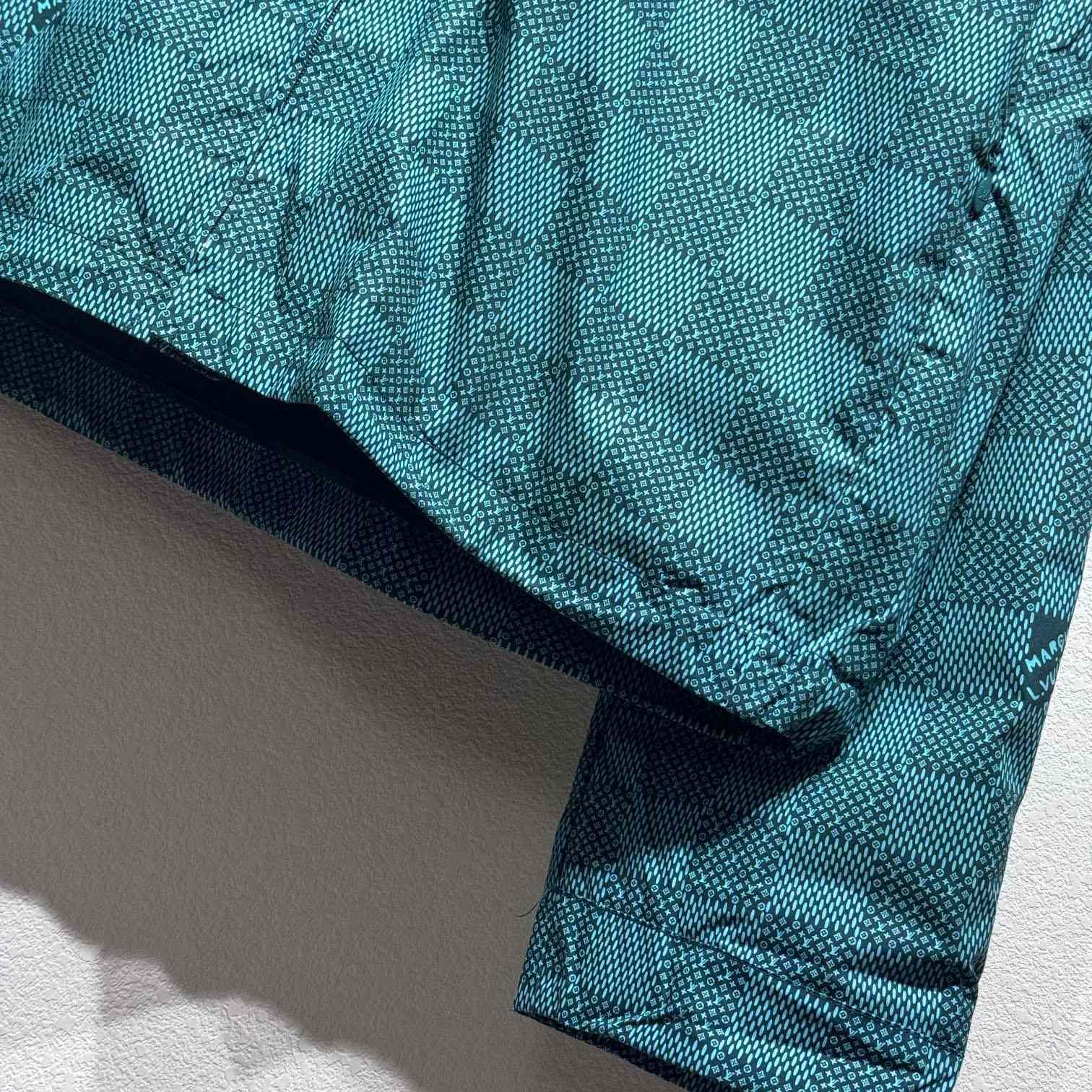 Louis Vuitton Printed Nylon Hooded Windbreaker   - PerfectKickZ