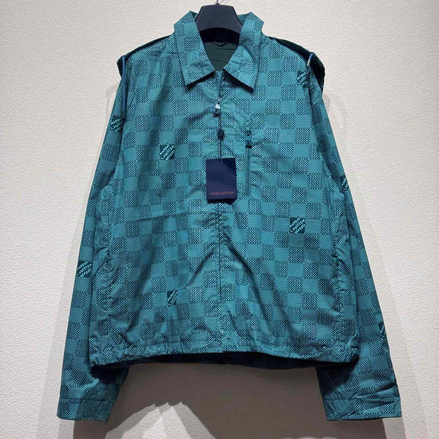 Louis Vuitton Printed Nylon Hooded Windbreaker   - PerfectKickZ