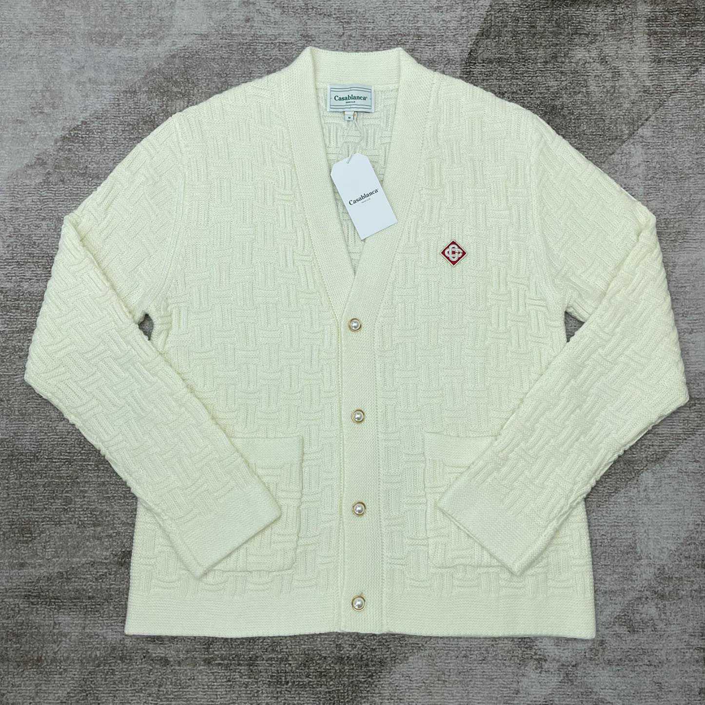 Casablanca Column Stitch Cardigan     D0082 - PerfectKickZ