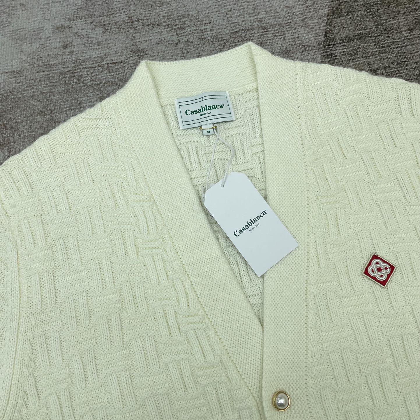 Casablanca Column Stitch Cardigan     D0082 - PerfectKickZ