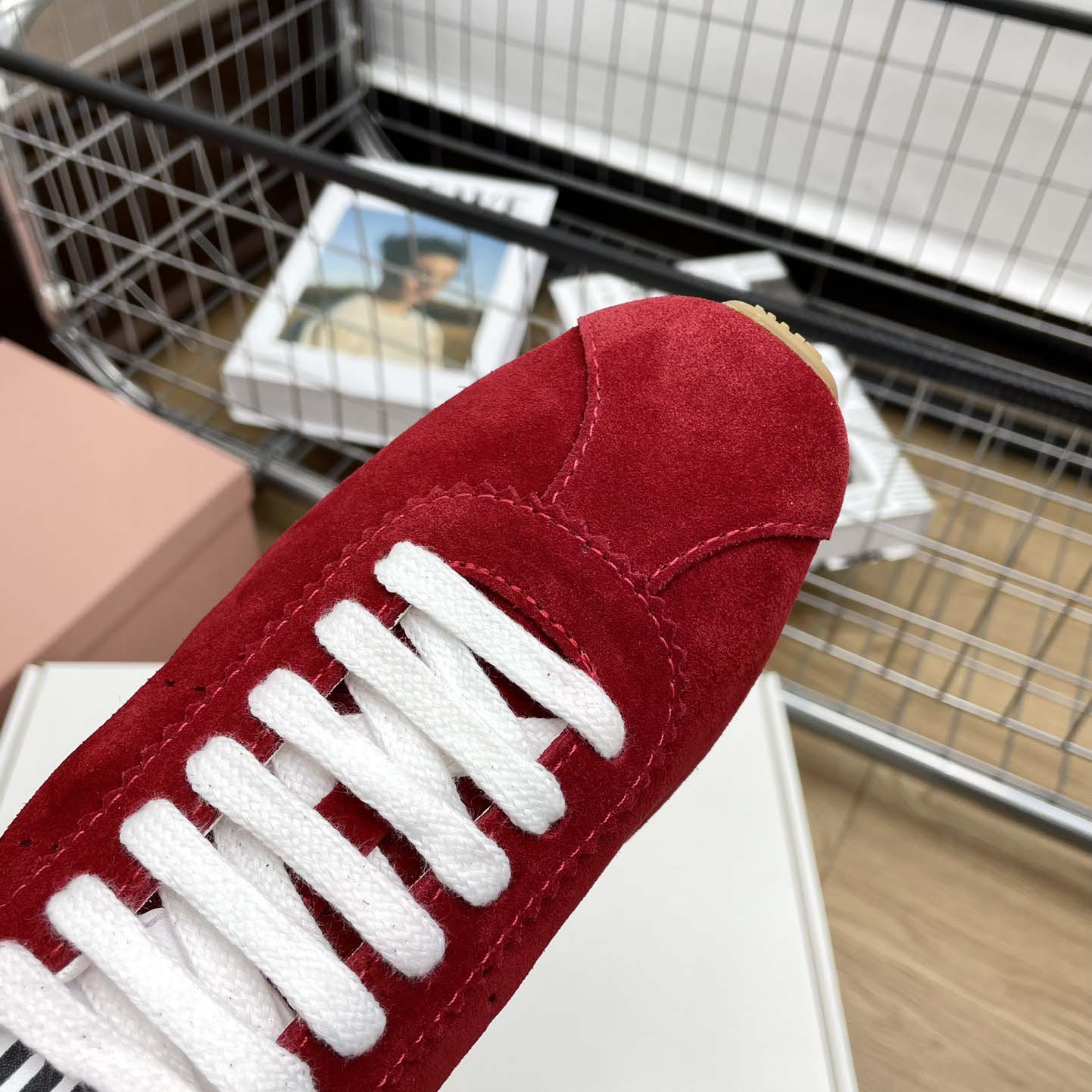 Miu Miu Plume Suede Sneakers - PerfectKickZ