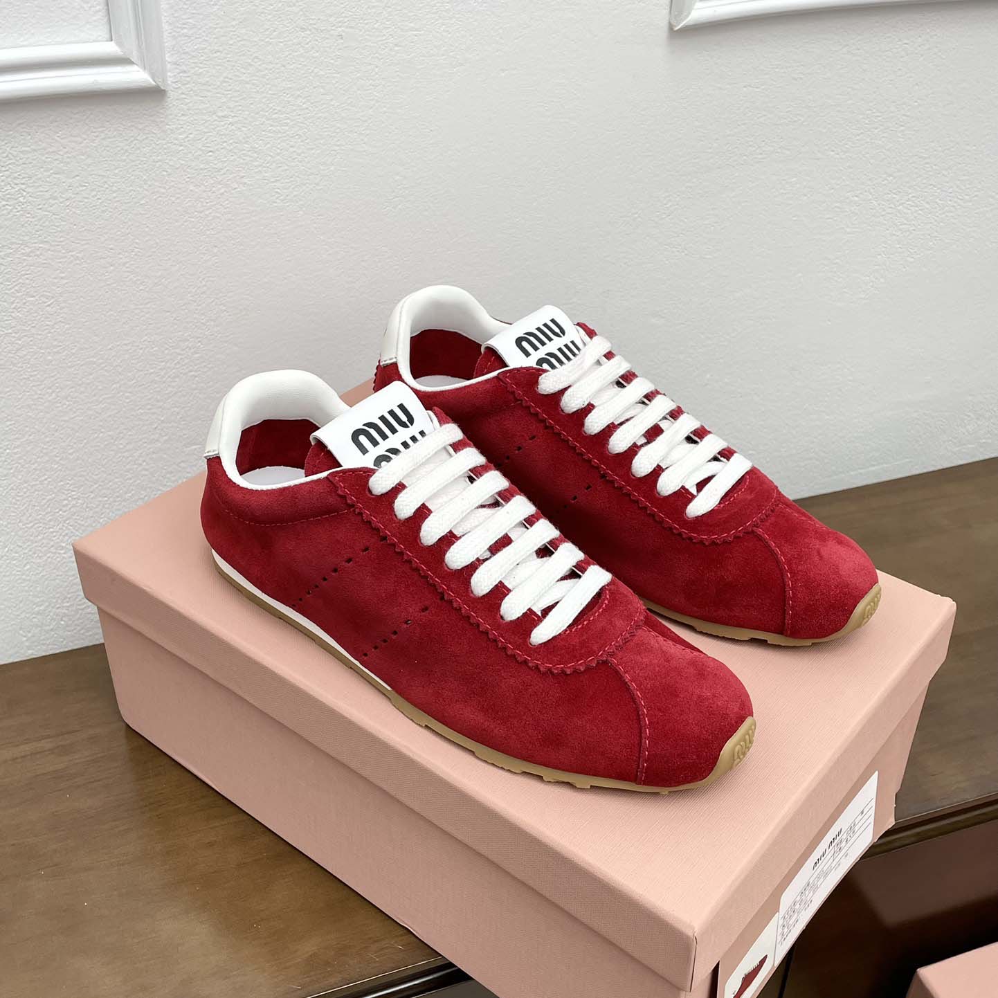 Miu Miu Plume Suede Sneakers - PerfectKickZ