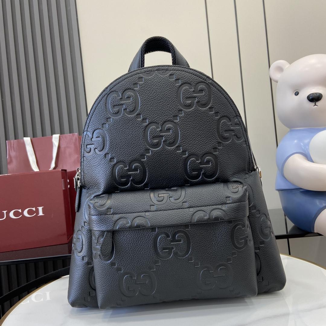 Gucci Medium Jumbo GG Backpack - PerfectKickZ